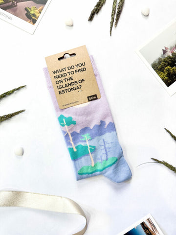 Estonian Bog-Inspired Socks – Seize the Moment in Comfort by SEIK at www.brixbailey.com