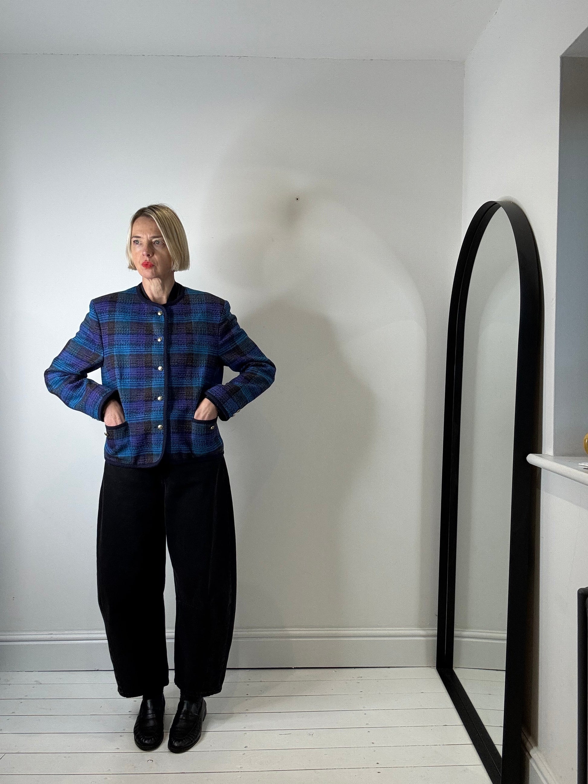 Interstellar Barrel Leg Jeans in Black