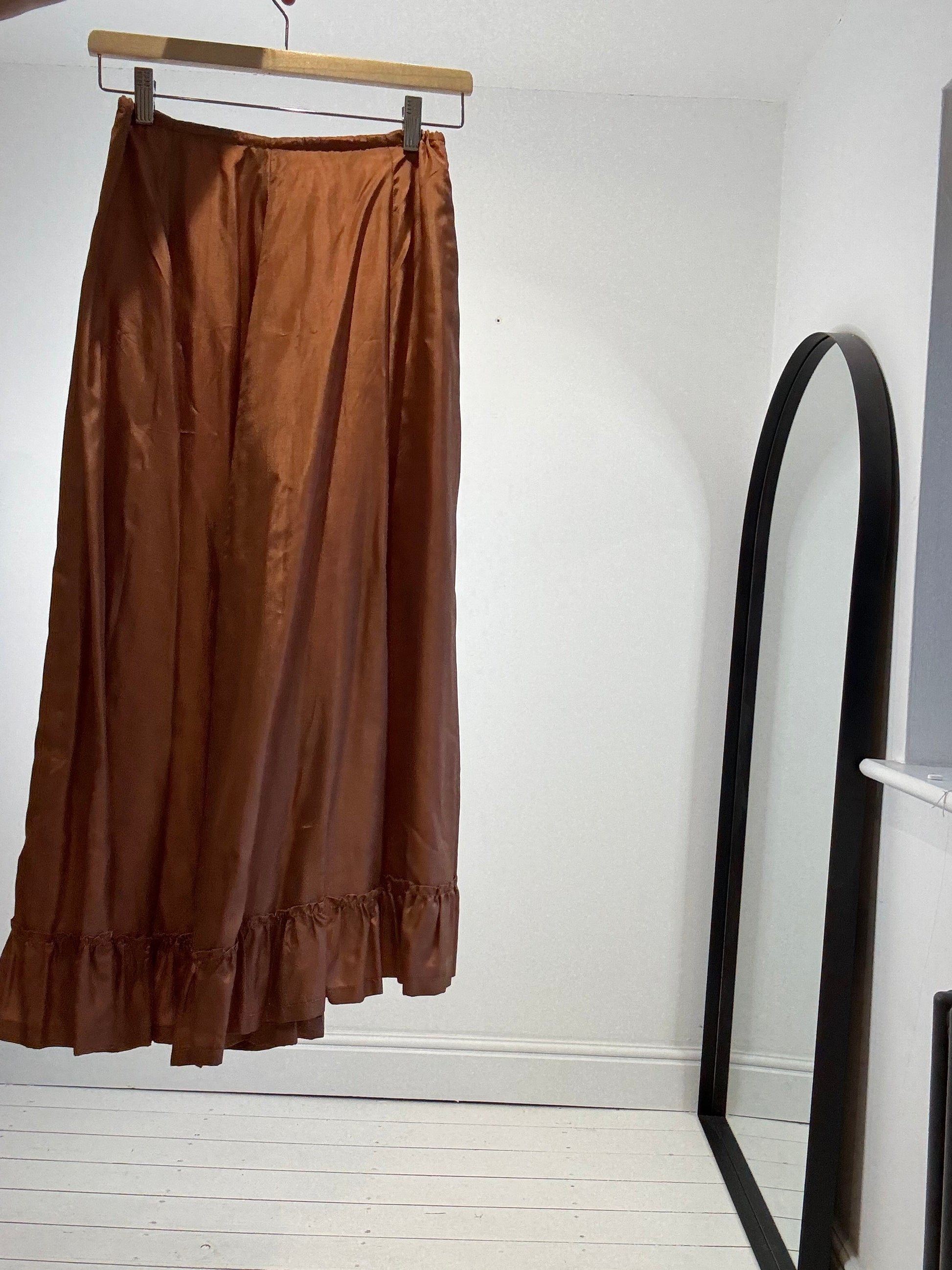 Vintage Handmade Lingerie Slip Skirt