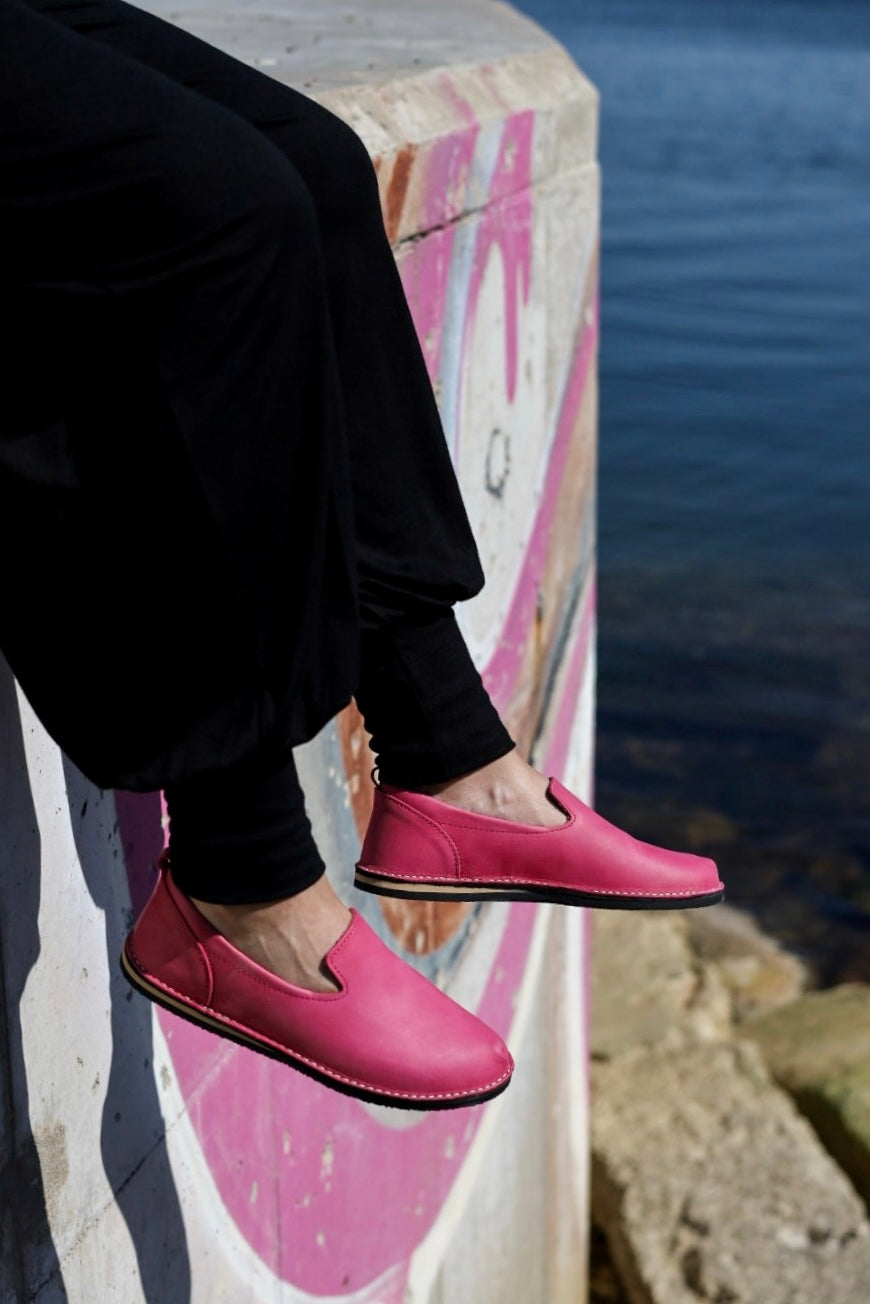 London - Classic shoes in the TOKU style - Pink