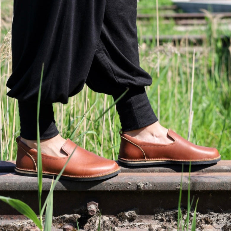 TOKU Londons: Enhanced Classic Moccasin Shoes with Soft Leather & Natural Cork Insoles - Versatile and Long-lasting by Omaking at www.brixbailey.com