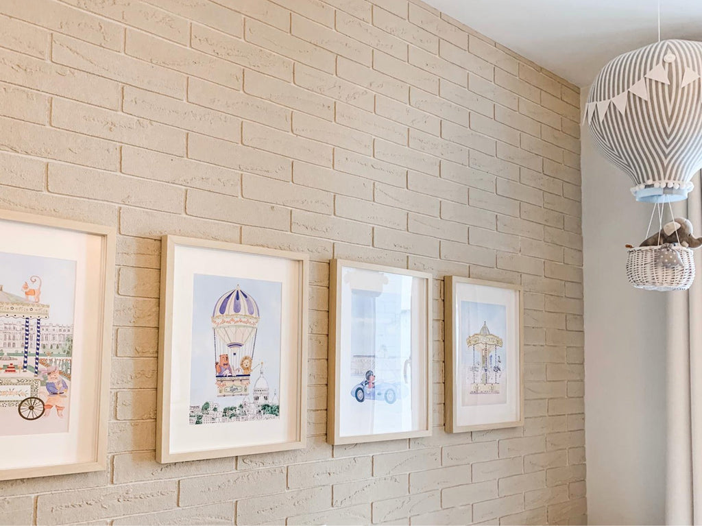 Personalised Carousel of The Trocadero Illustration for Boys