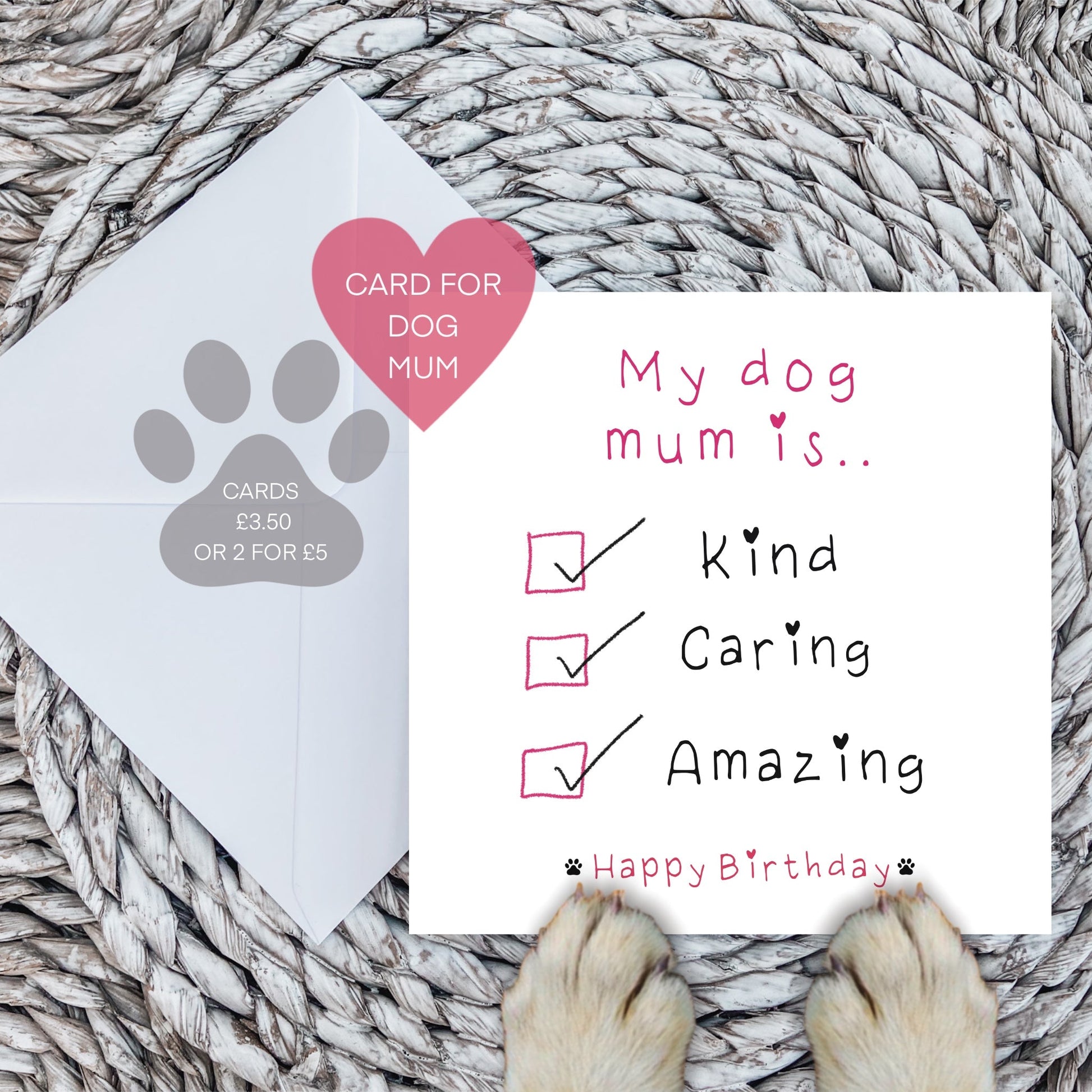My Dog Mum Is Card