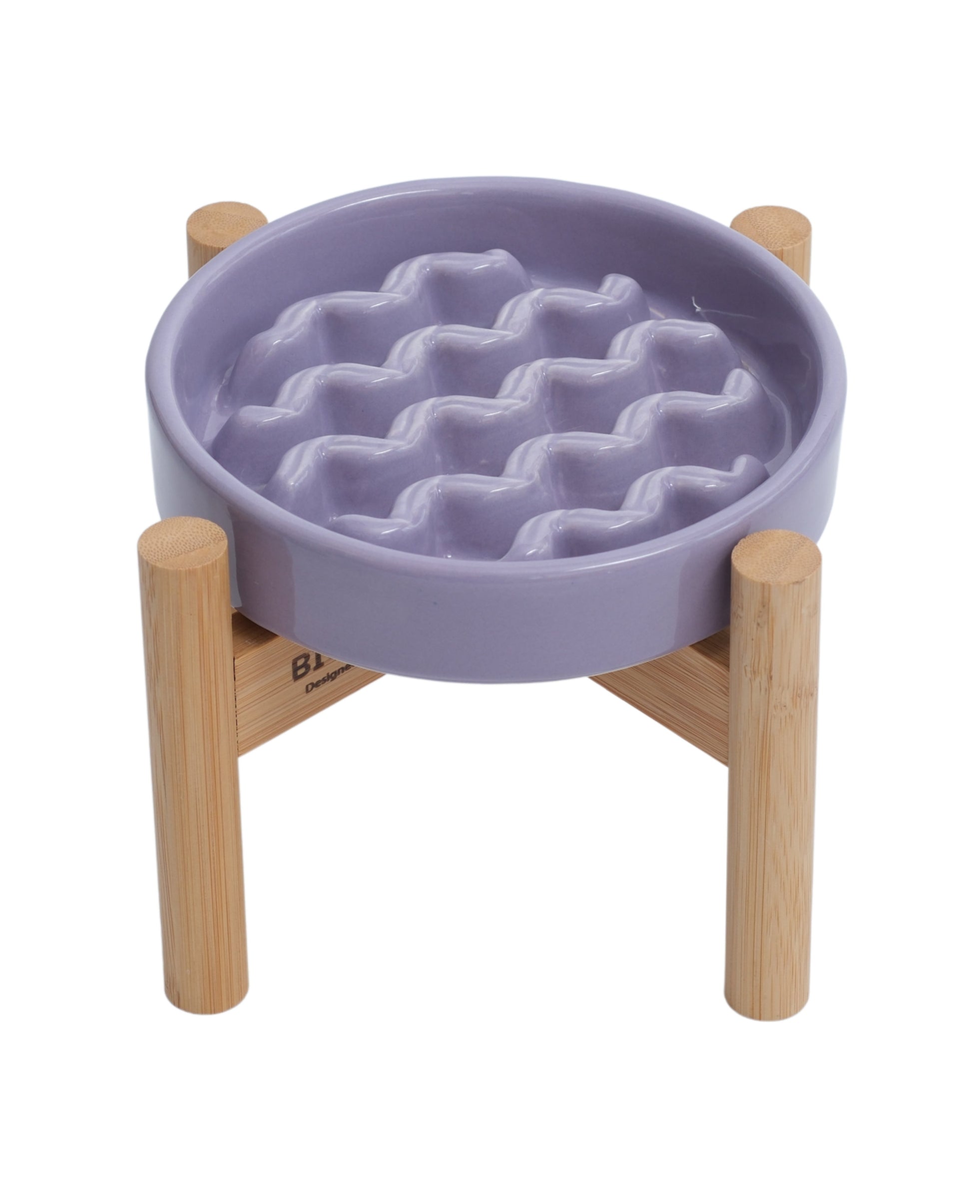 Macaroni Slow Feeder Dog Bowl with Non Slip Base