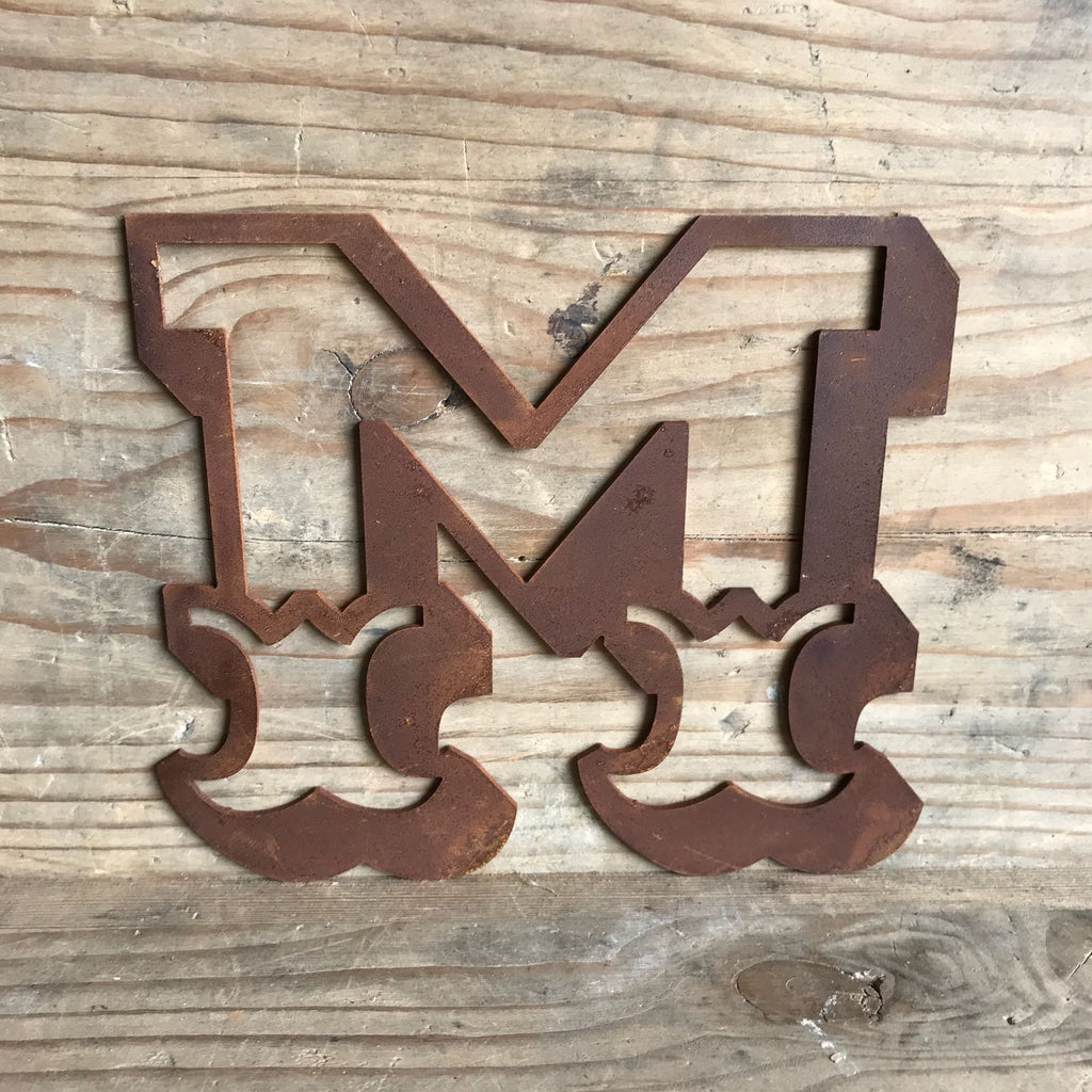 Rusty 5" Carnival Metal Letters A-Z