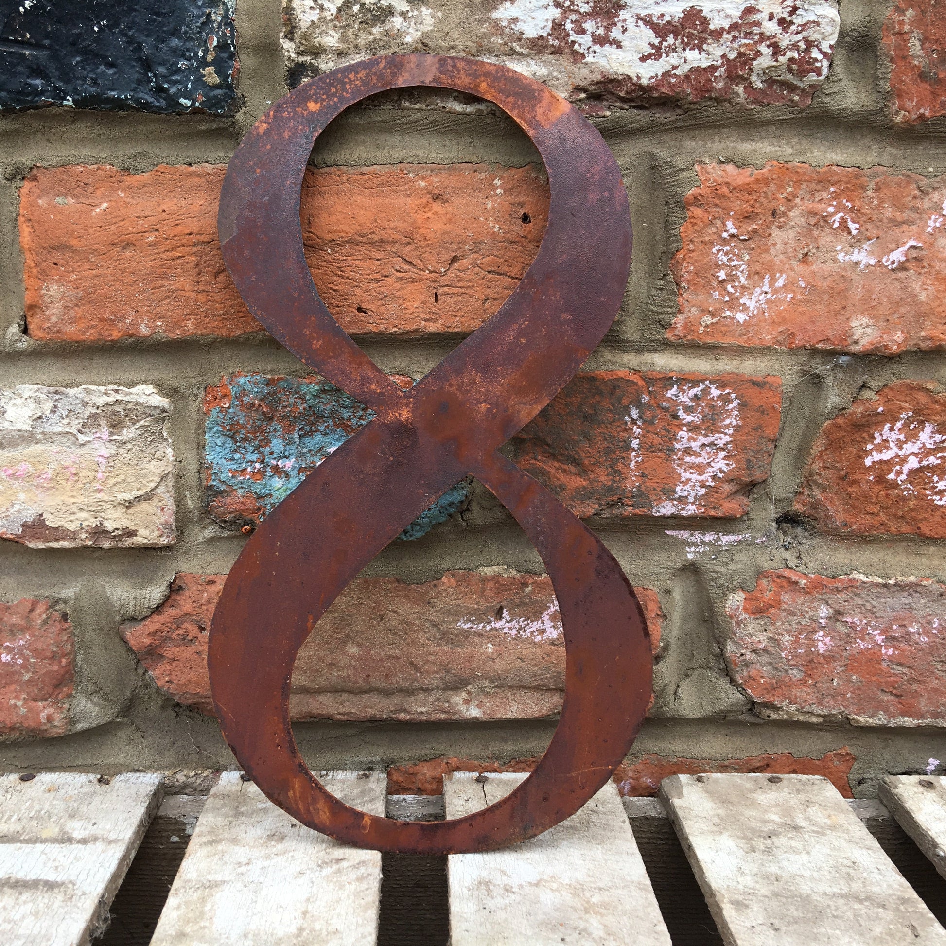 Classic Rusty Metal Letters 5" And 12" A-Z 0-9 Rustic Signs For The Home And Garden