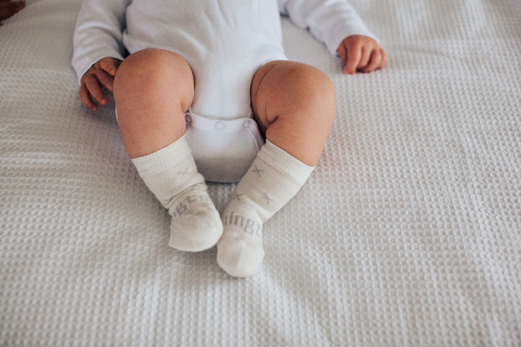 Fox Crew Socks Natural Grey