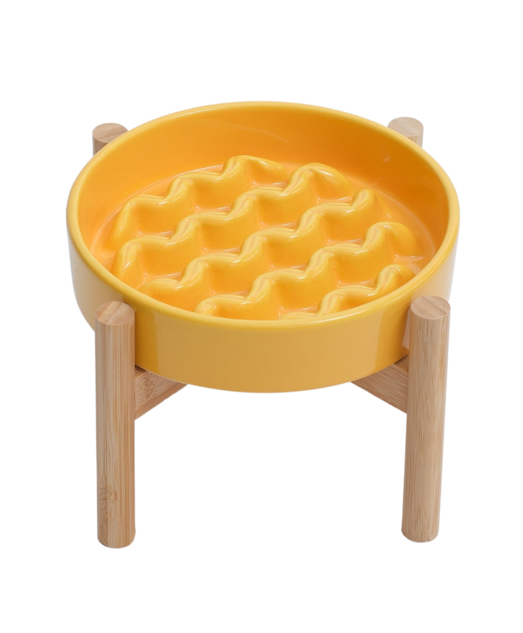 Macaroni Slow Feeder Dog Bowl with Non Slip Base