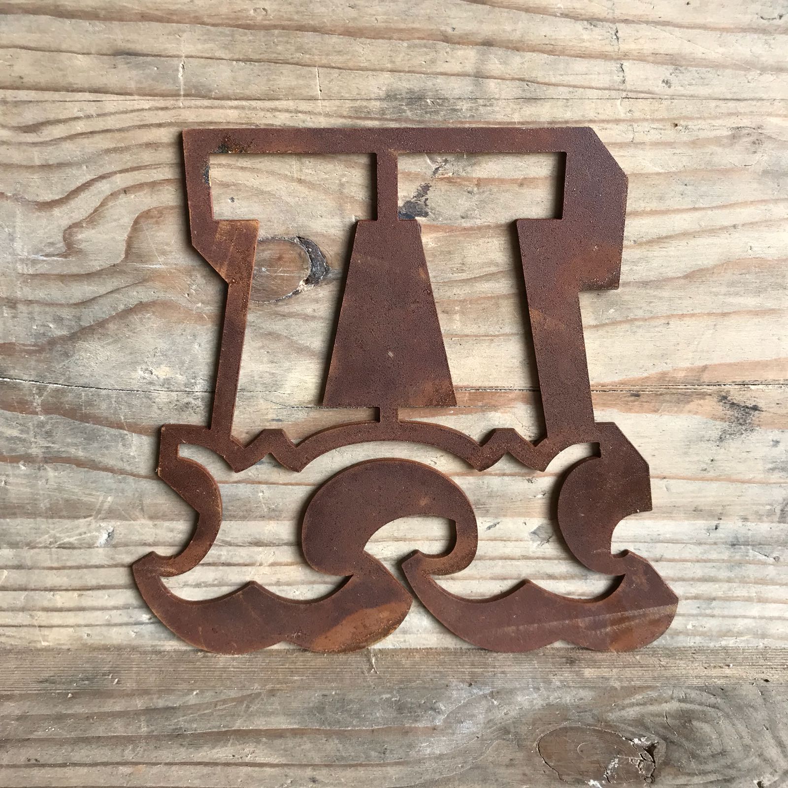 Rusty 5" Carnival Metal Letters A-Z