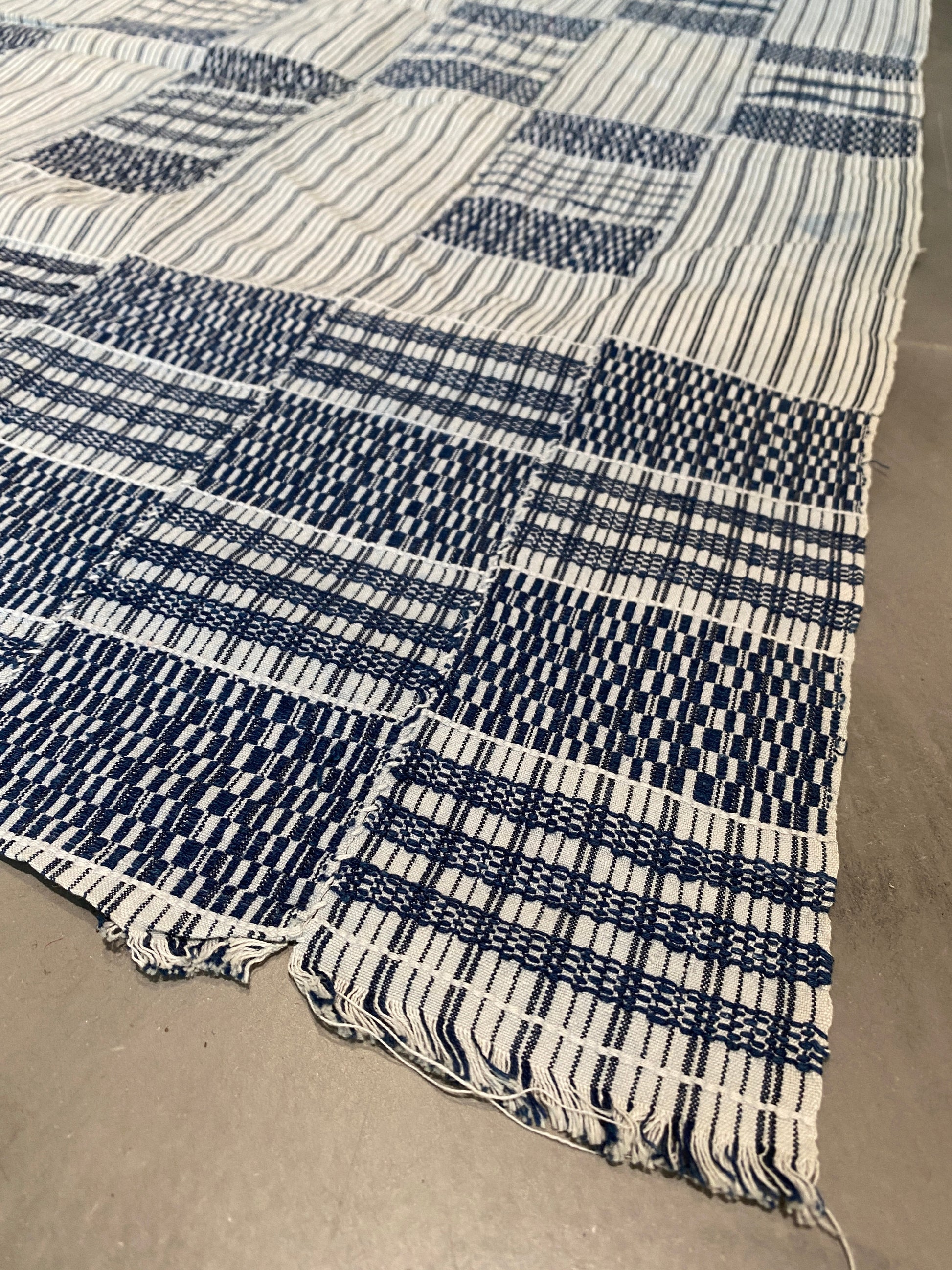 Aso Oke cloth throw - 175x140cm (106.2)