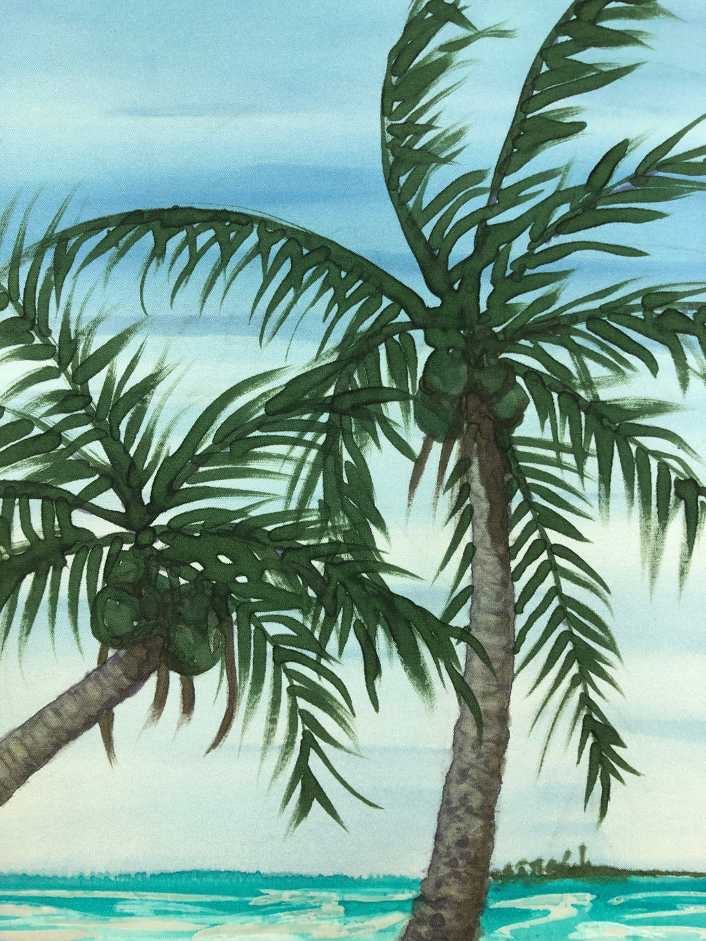 “Out Islands” - Painting on Silk - $150