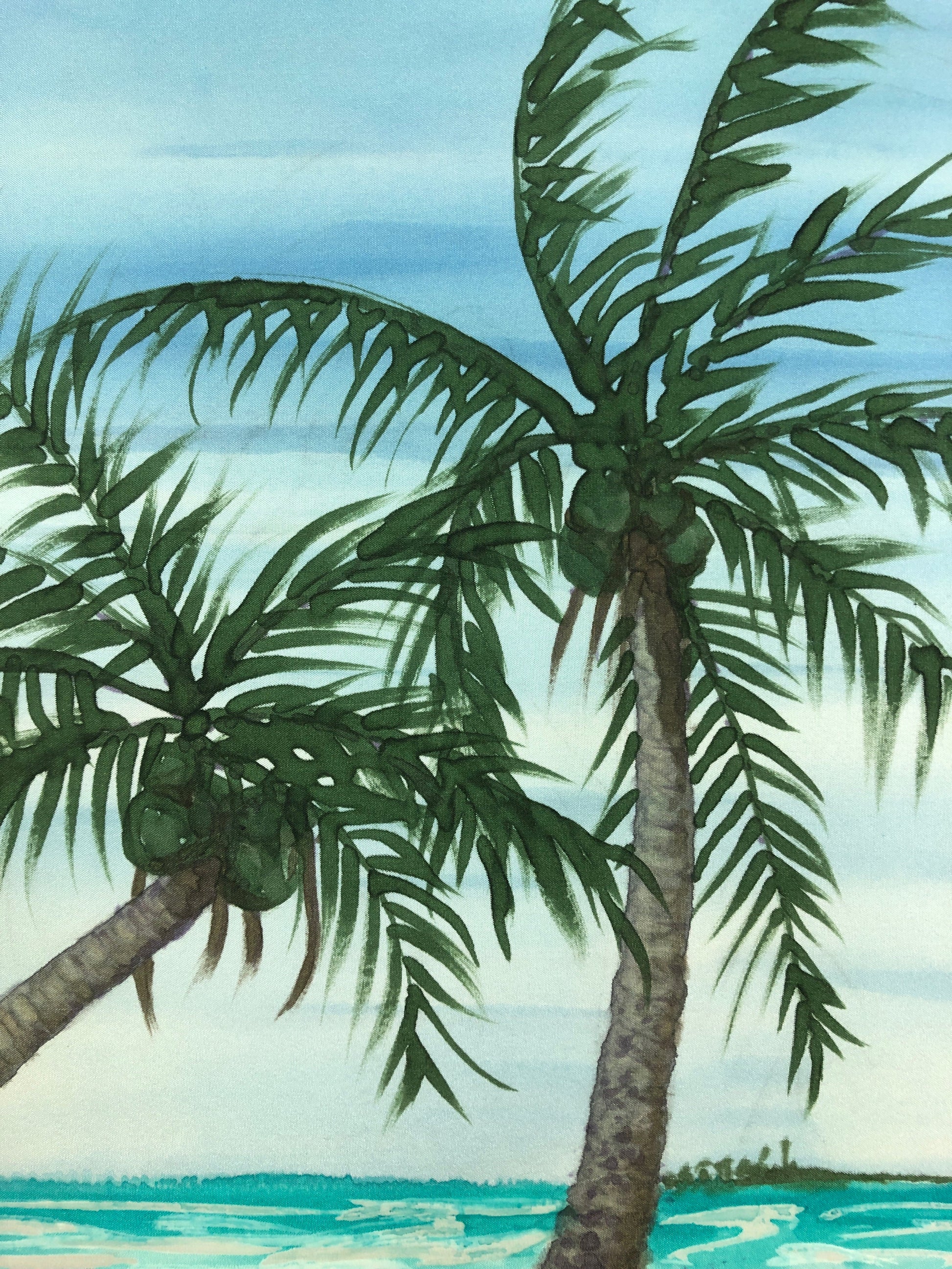 “Out Islands” - Painting on Silk - $150