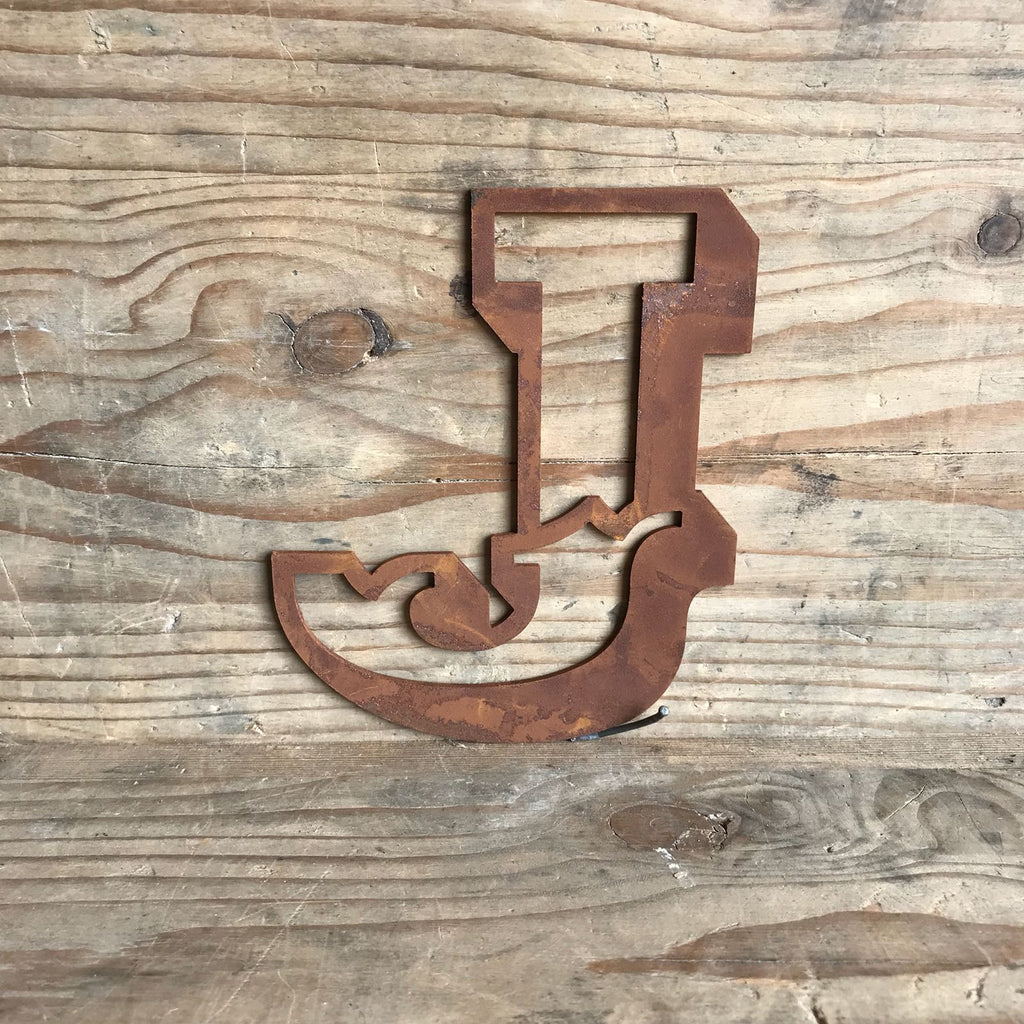 Rusty 5" Carnival Metal Letters A-Z