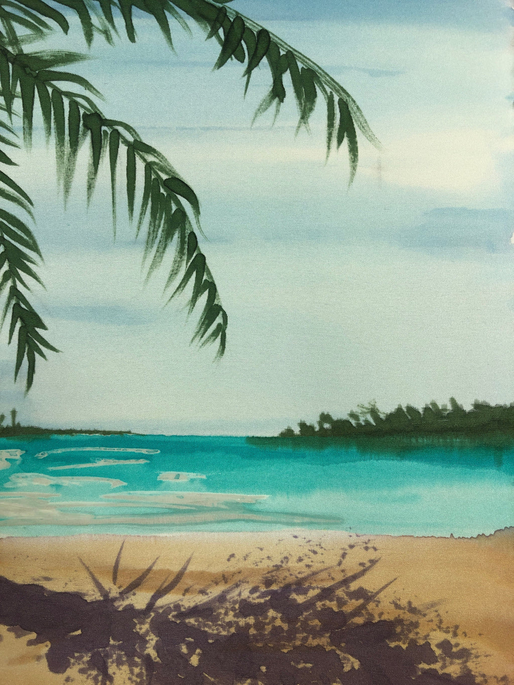 “Out Islands” - Painting on Silk - $150