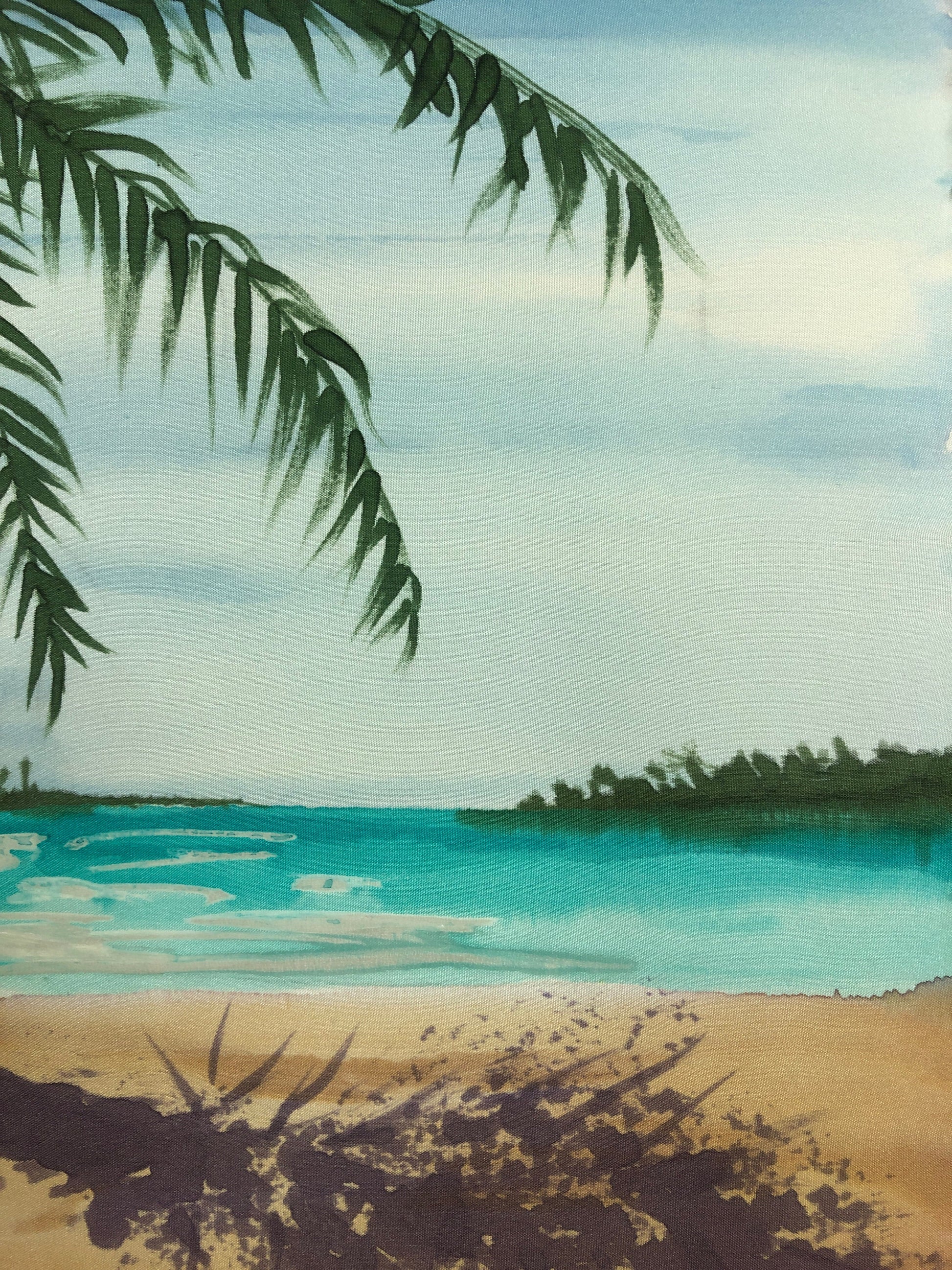“Out Islands” - Painting on Silk - $150