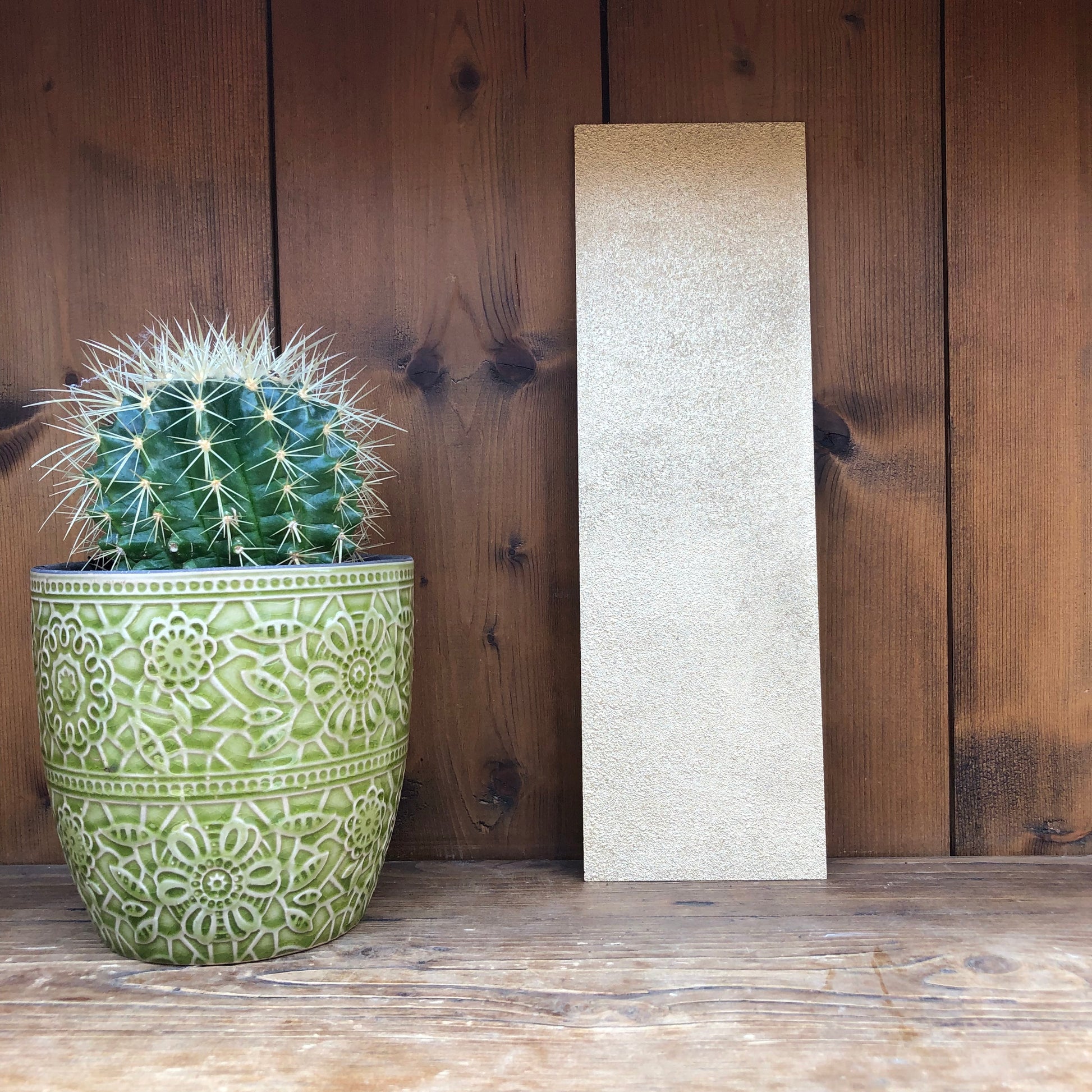 12" and 5" Gold Fat Font Metal Letters.