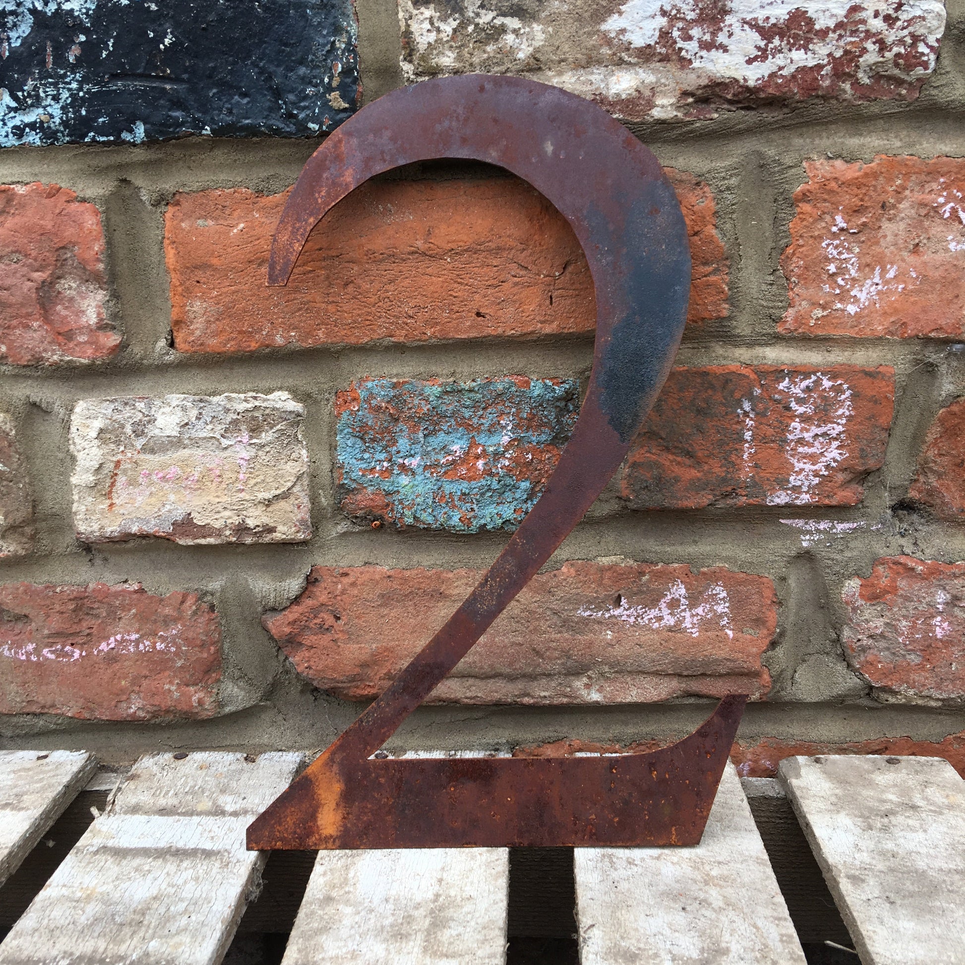 Classic Rusty Metal Letters 5" And 12" A-Z 0-9 Rustic Signs For The Home And Garden