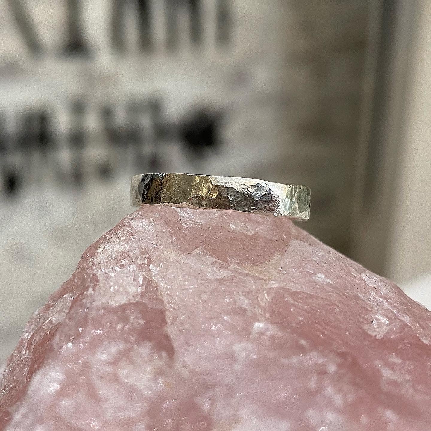 Treasured Poesy Ring in Sterling Silver and Gold
