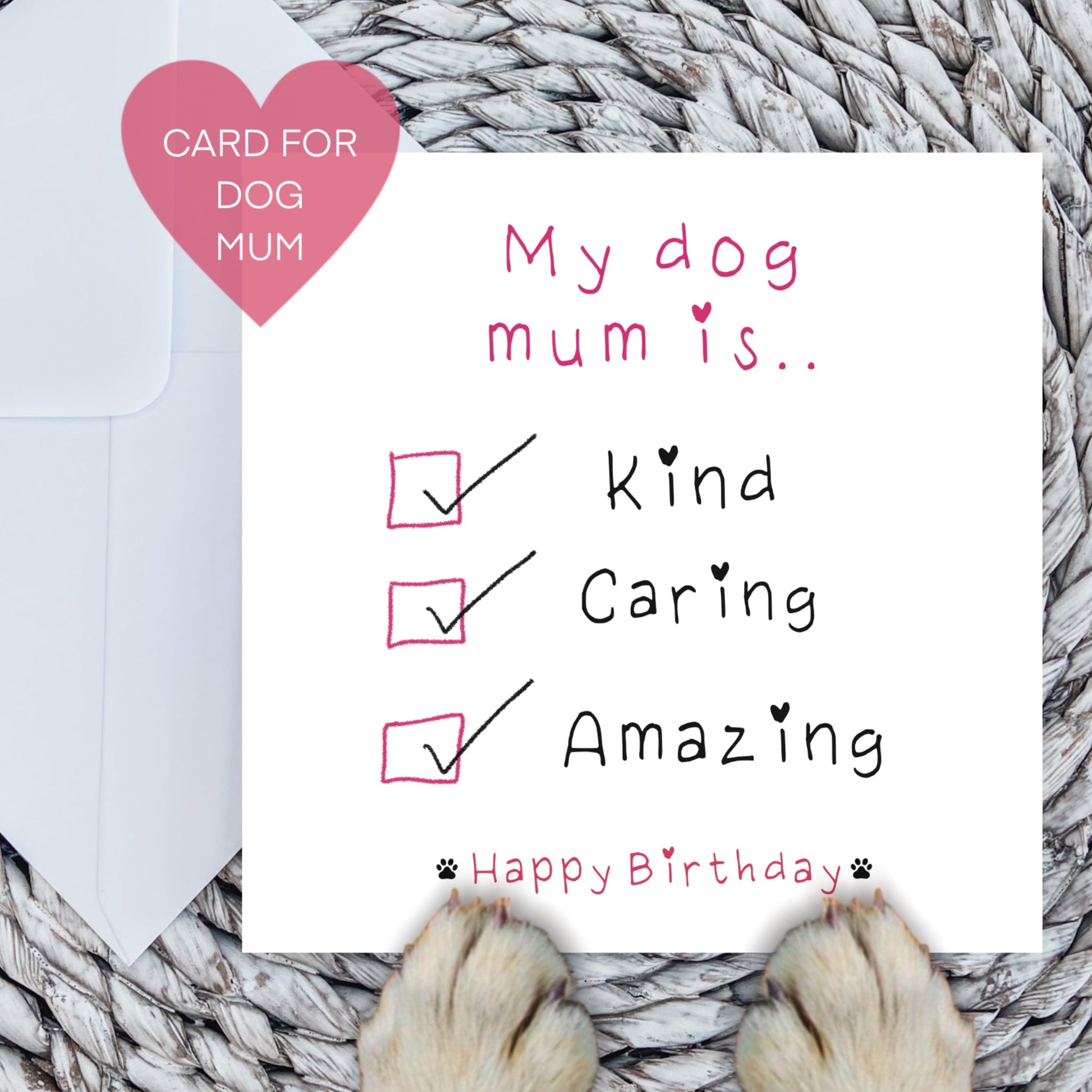 My Dog Mum Is Card