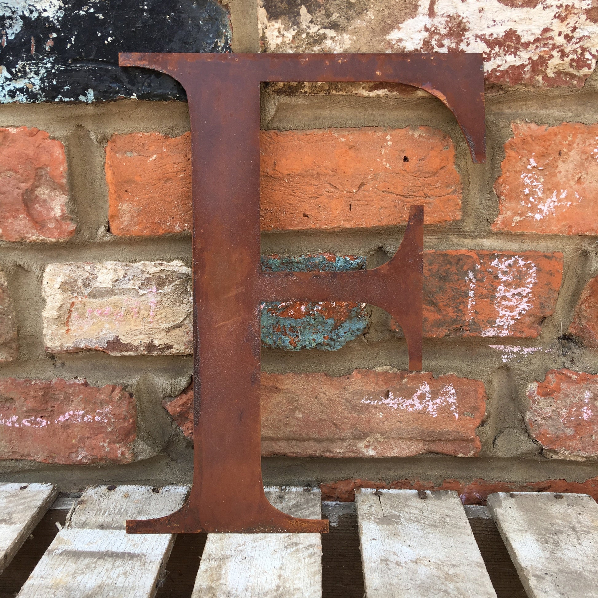 Classic Rusty Metal Letters 5" And 12" A-Z 0-9 Rustic Signs For The Home And Garden