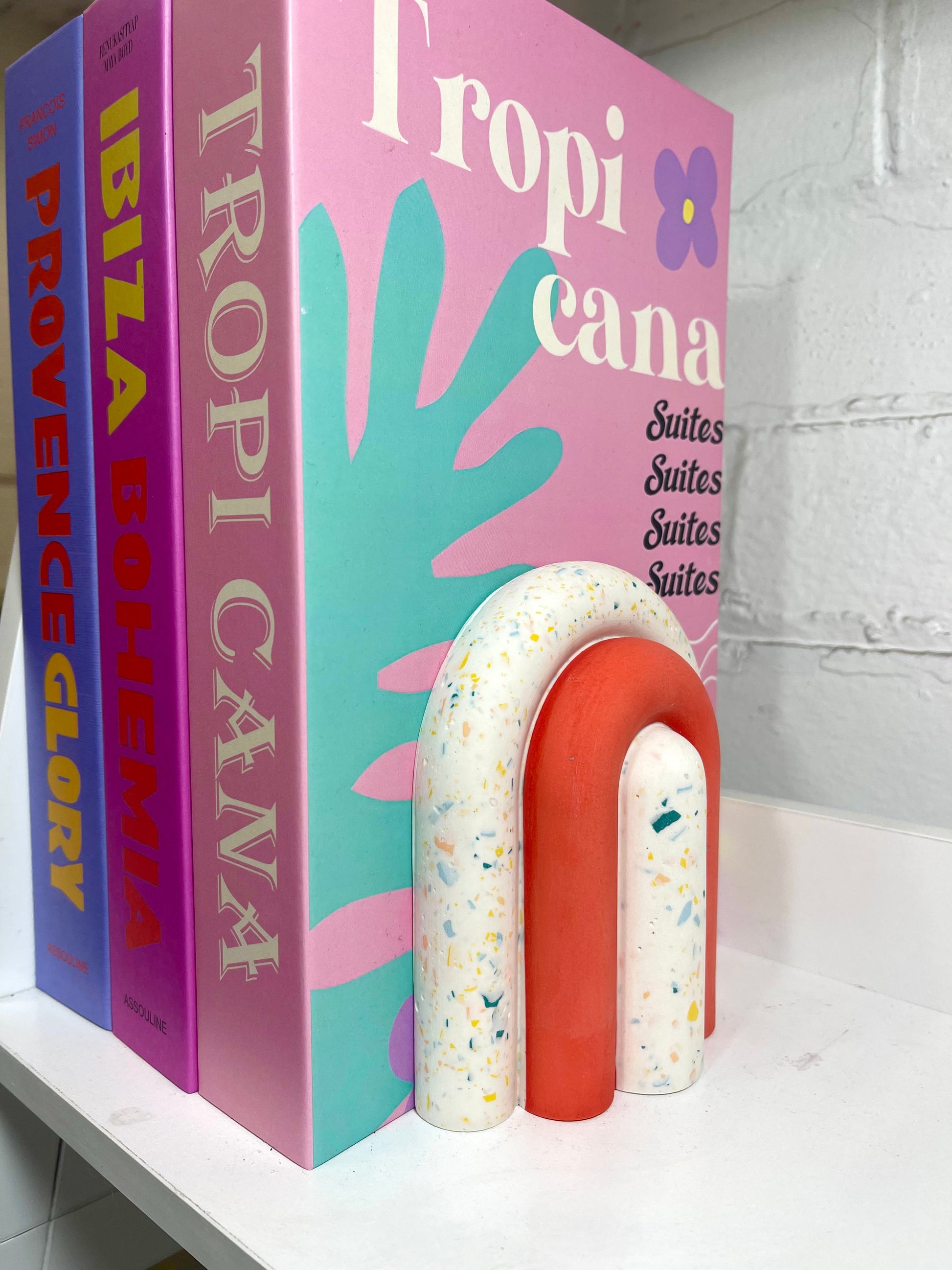 Terrazzo Arch Bookend