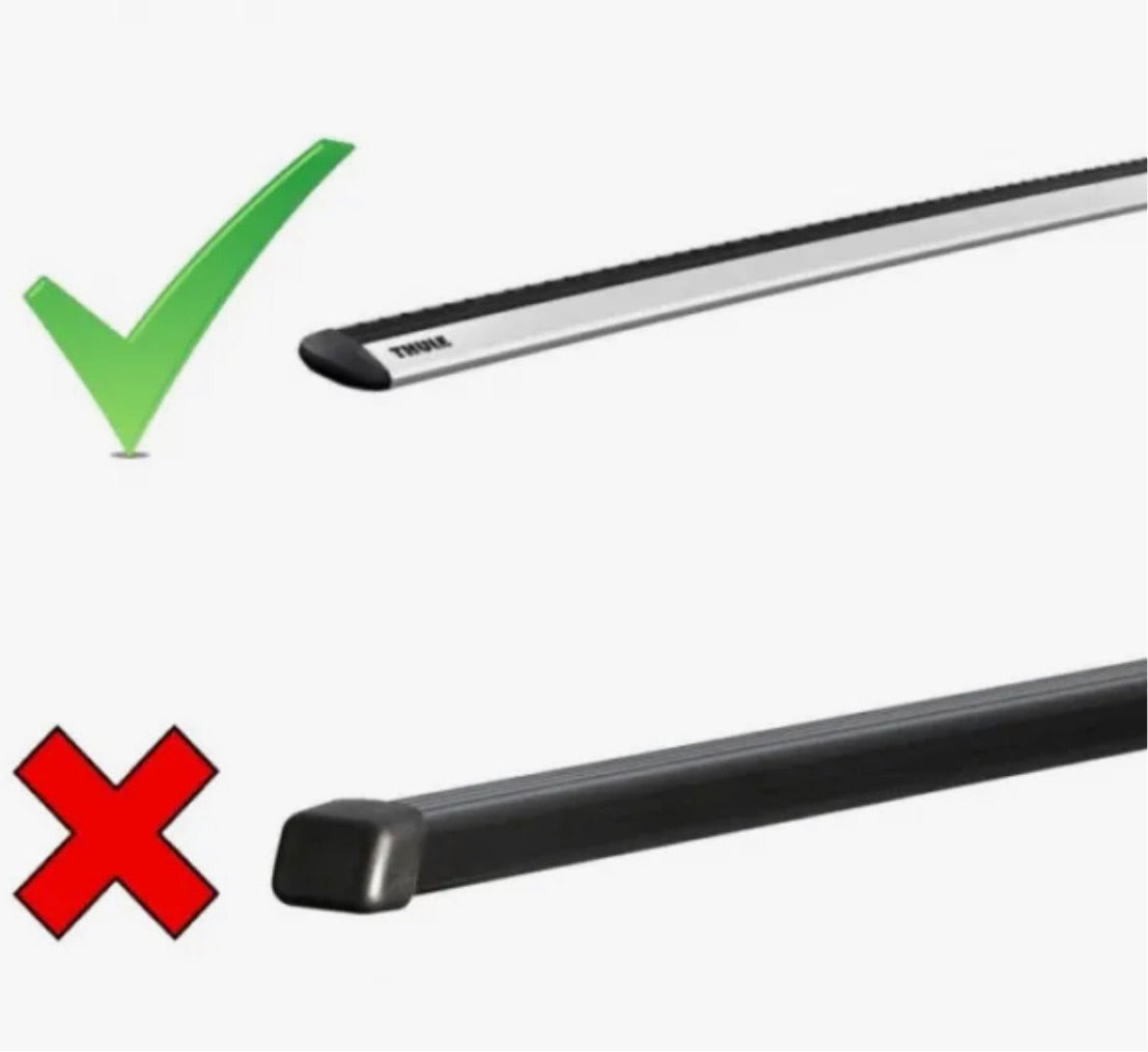 Long Aero Roof Rack Bar Pads 71cm