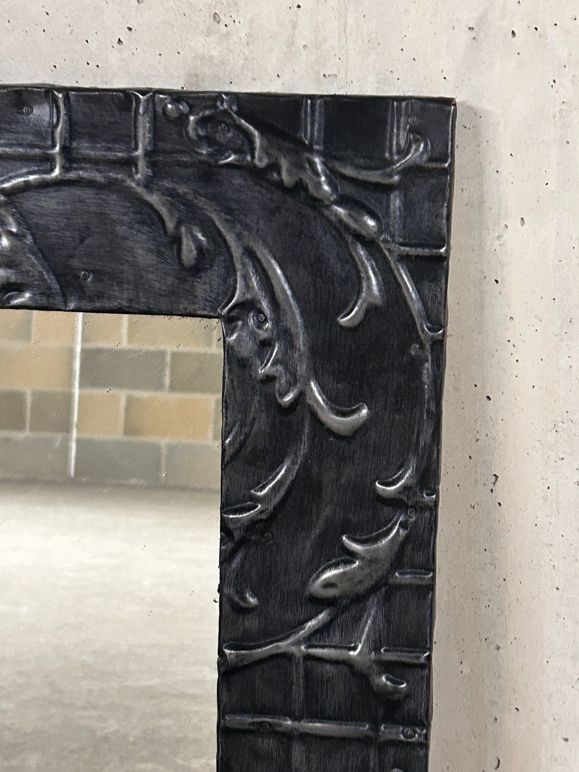 Pressed Tin Ceiling Tile Mirror (RW03)