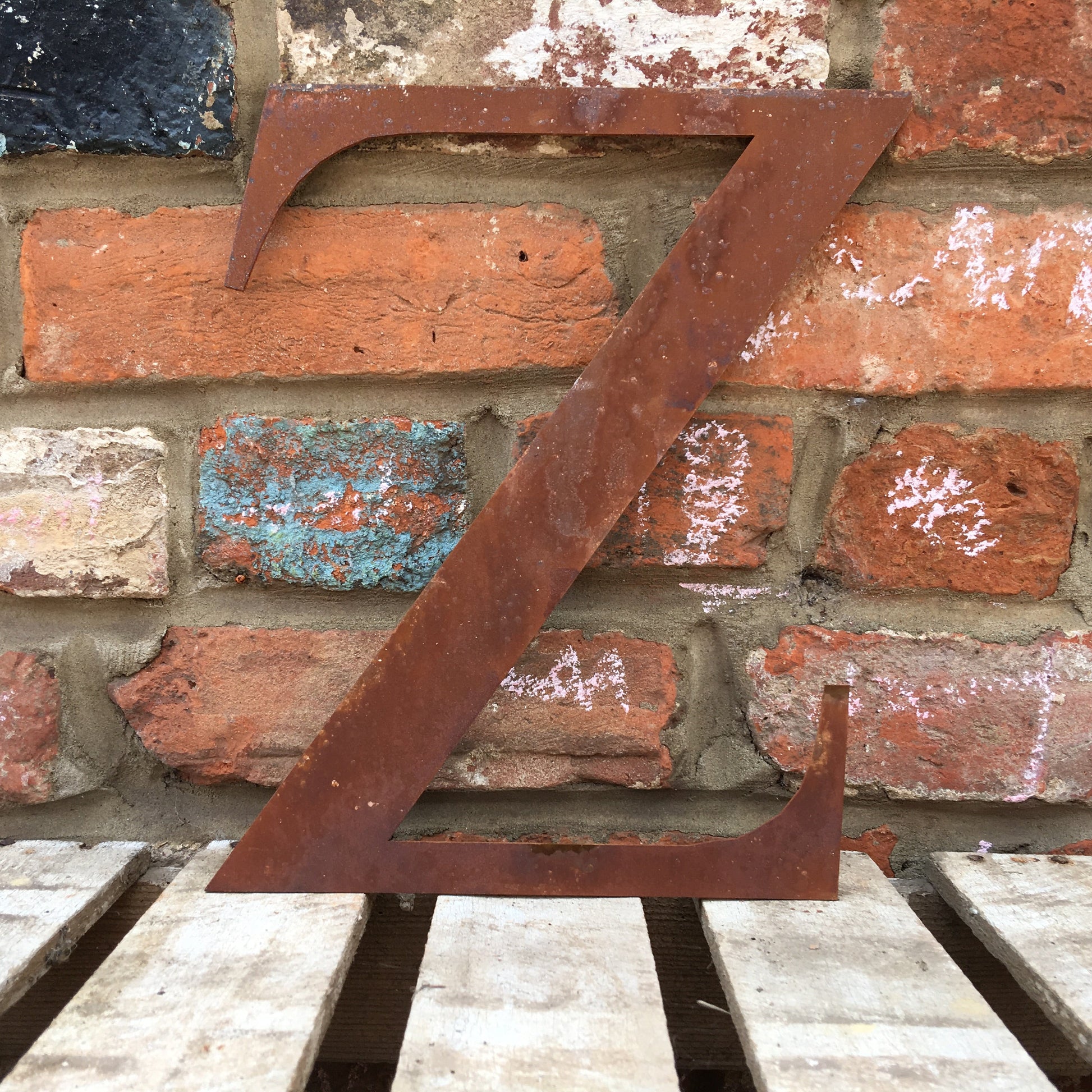 Classic Rusty Metal Letters 5" And 12" A-Z 0-9 Rustic Signs For The Home And Garden