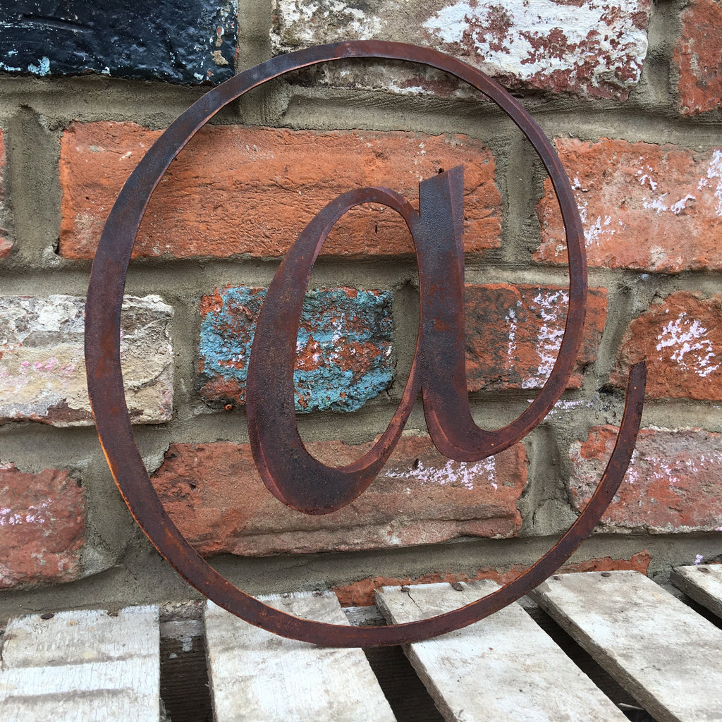 Classic Rusty Metal Letters 5" And 12" A-Z 0-9 Rustic Signs For The Home And Garden