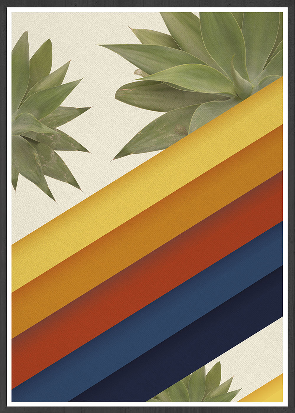 Retro Ramp Geometric Print