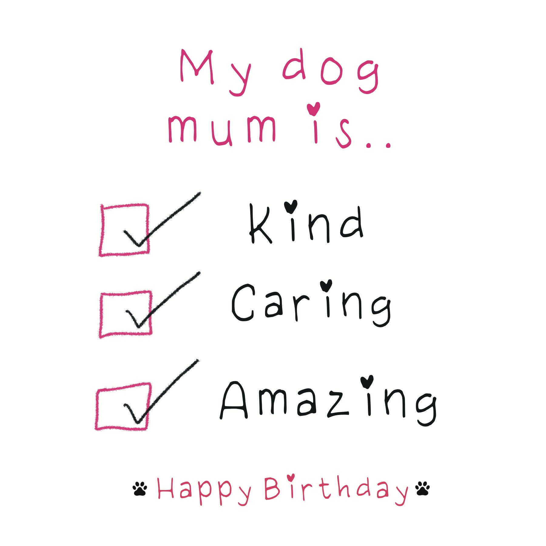 My Dog Mum Is Card