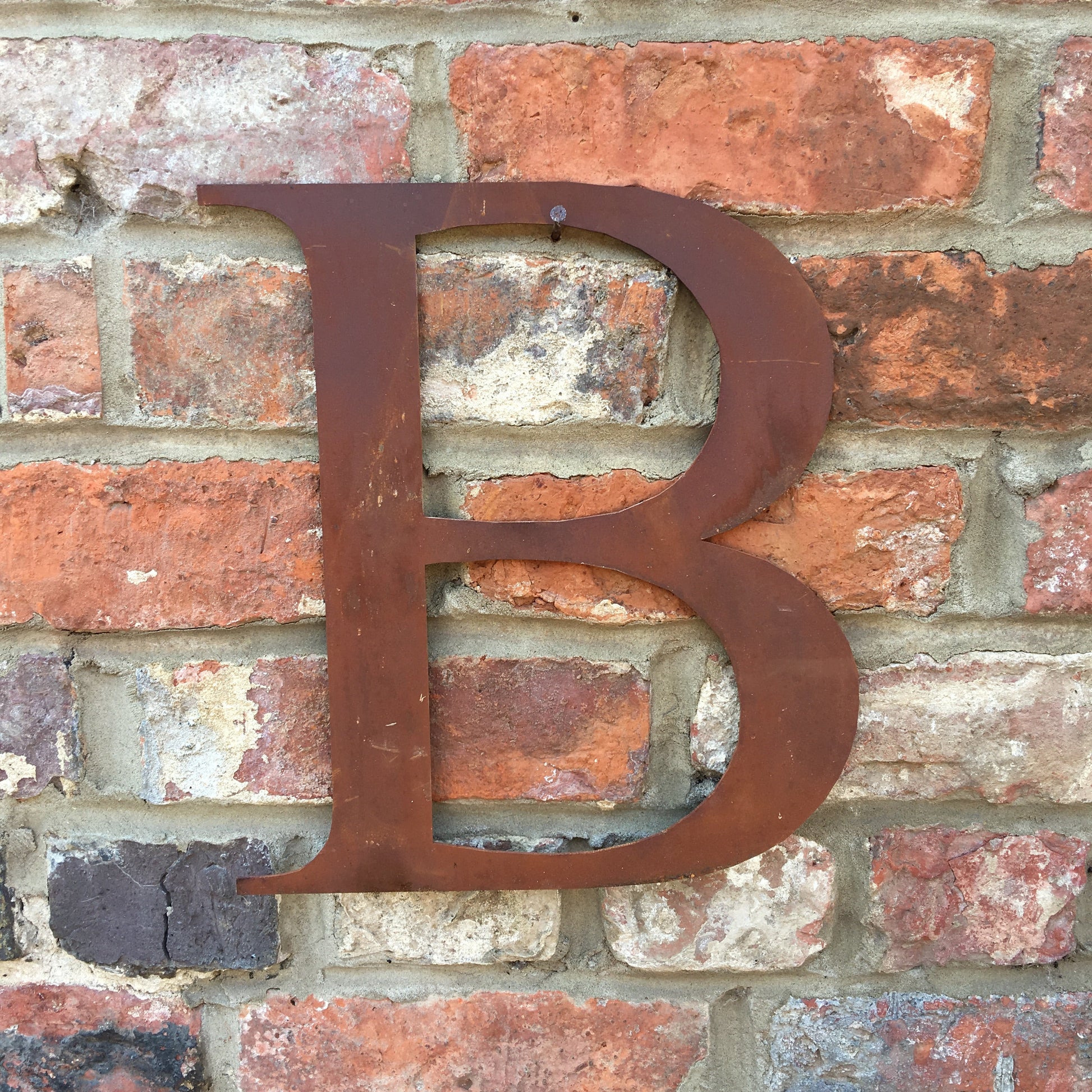 Classic Rusty Metal Letters 5" And 12" A-Z 0-9 Rustic Signs For The Home And Garden