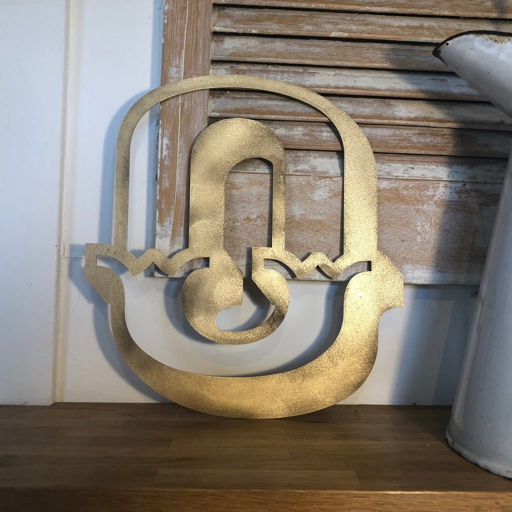 A-Z Rustic 5" or 12" Gold Metal Carnival Letters.