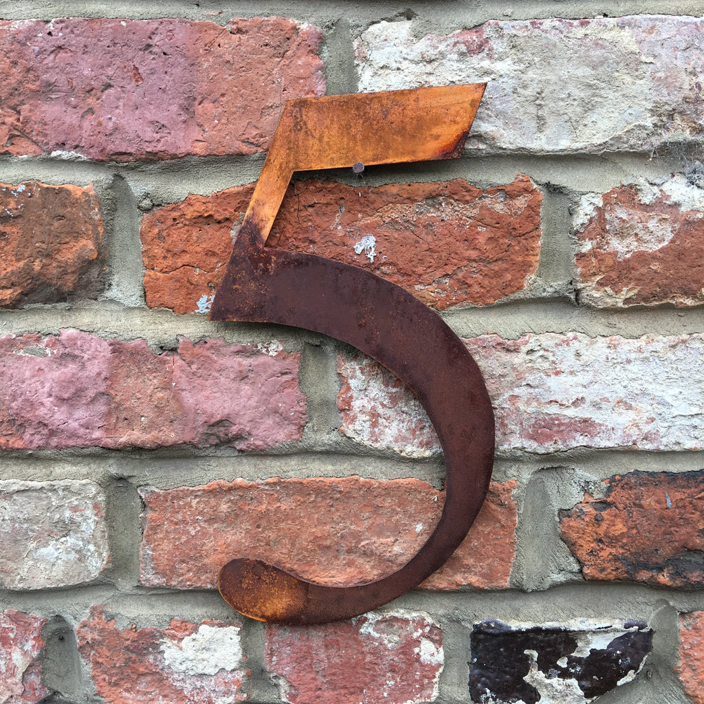 Classic Rusty Metal Letters 5" And 12" A-Z 0-9 Rustic Signs For The Home And Garden