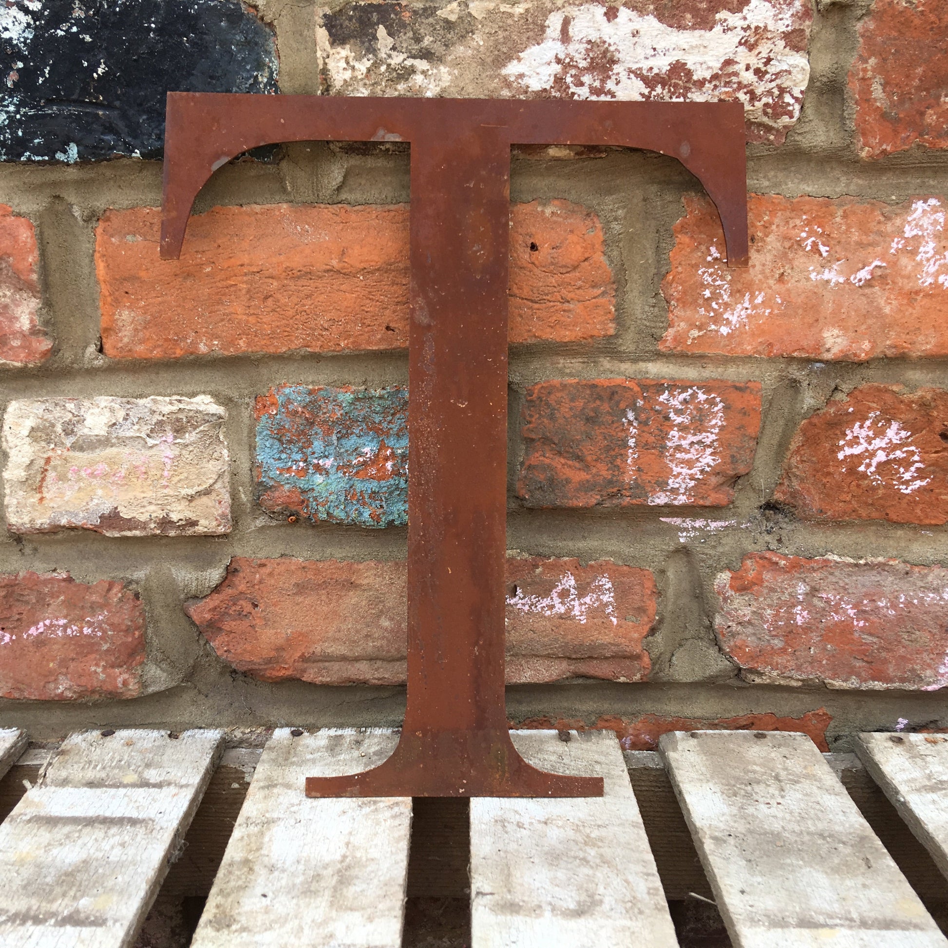 Classic Rusty Metal Letters 5" And 12" A-Z 0-9 Rustic Signs For The Home And Garden