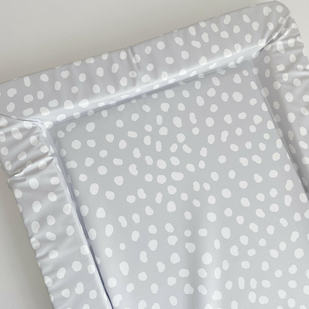 Standard Changing Mat - Grey Spots Print