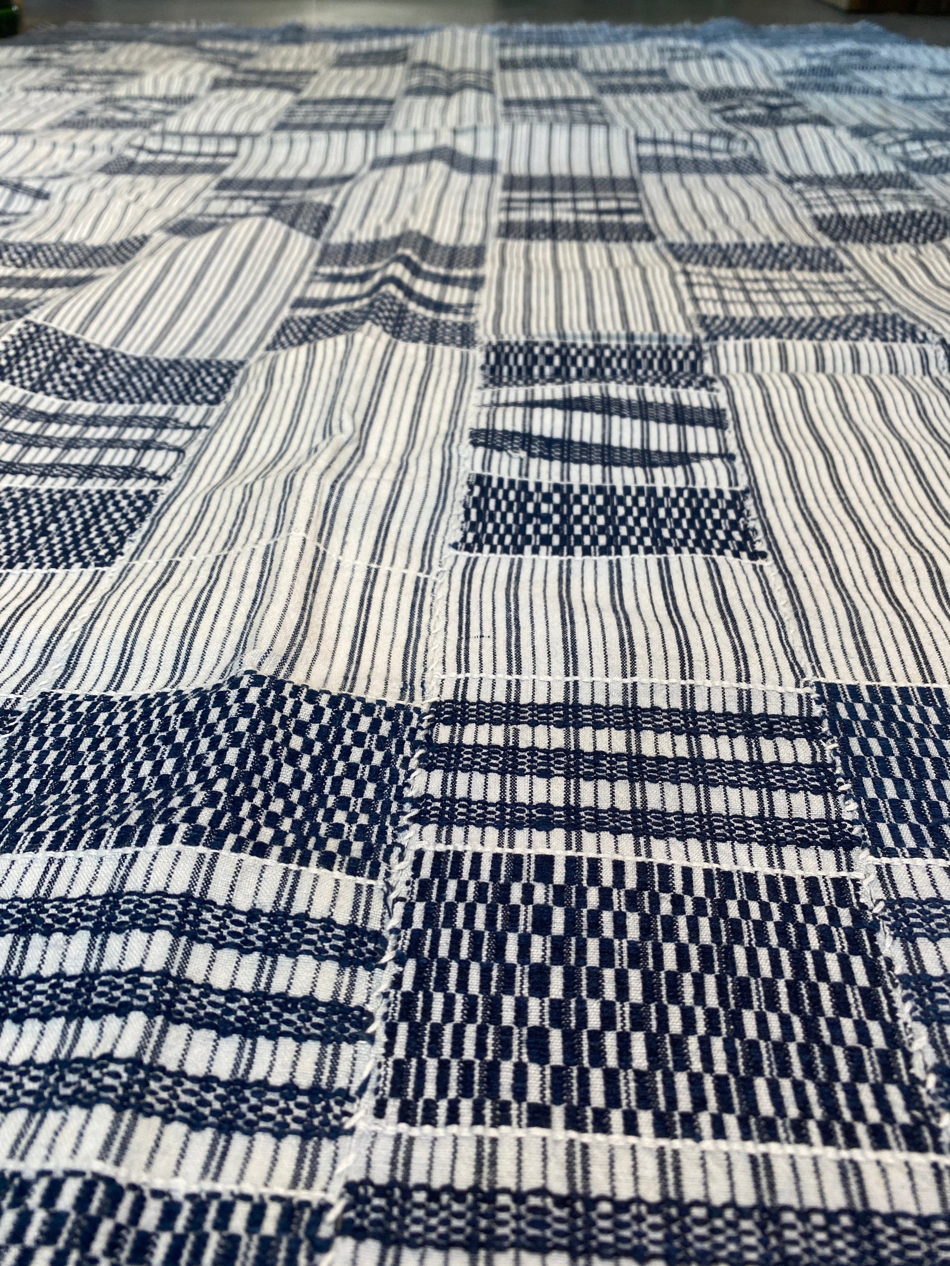 Aso Oke cloth throw - 175x140cm (106.2)