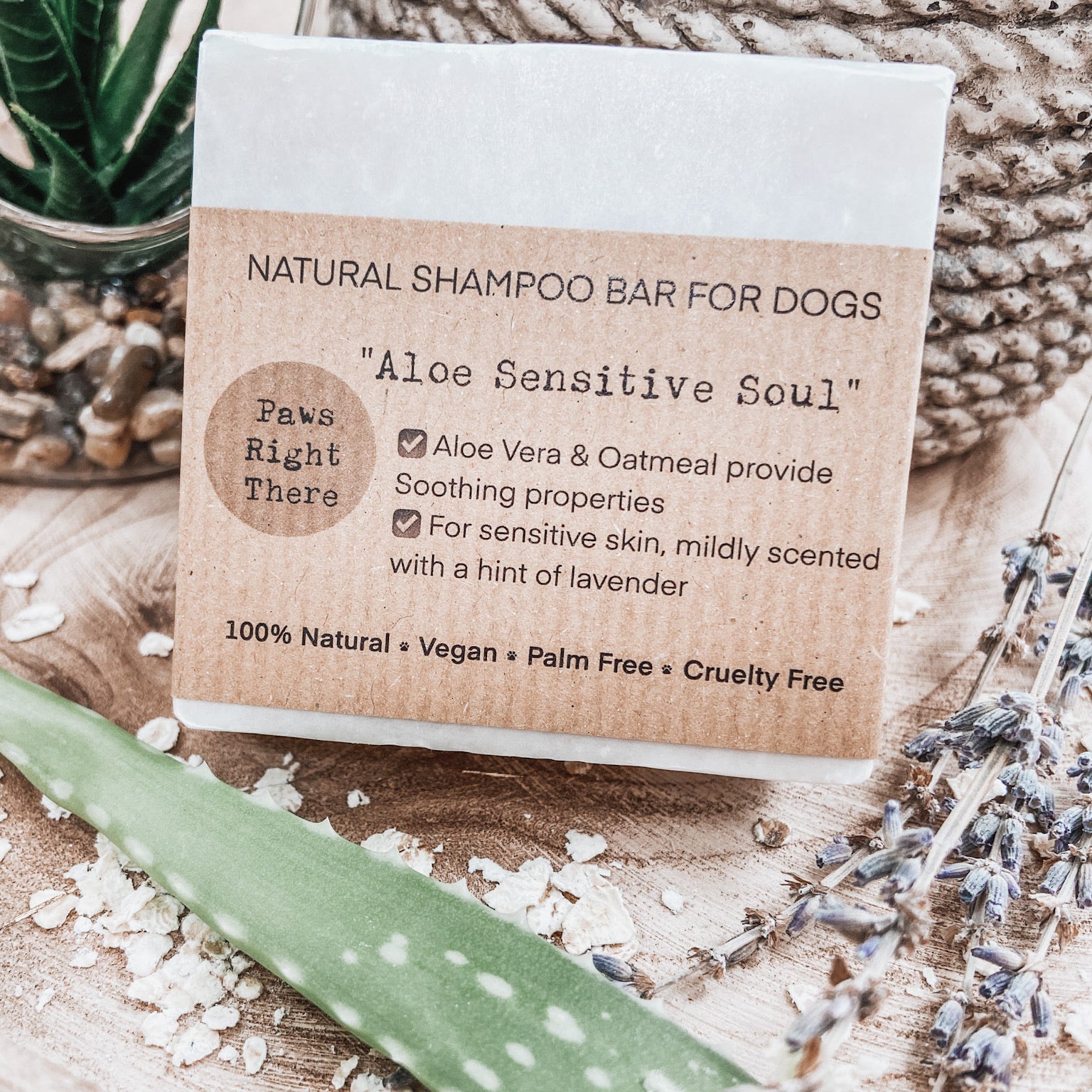 Aloe Sensitive Soul Natural Shampoo Bar