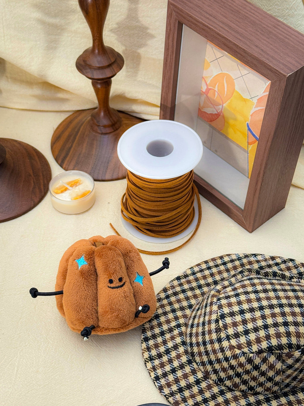 Canele Bag Charm Plush Toy