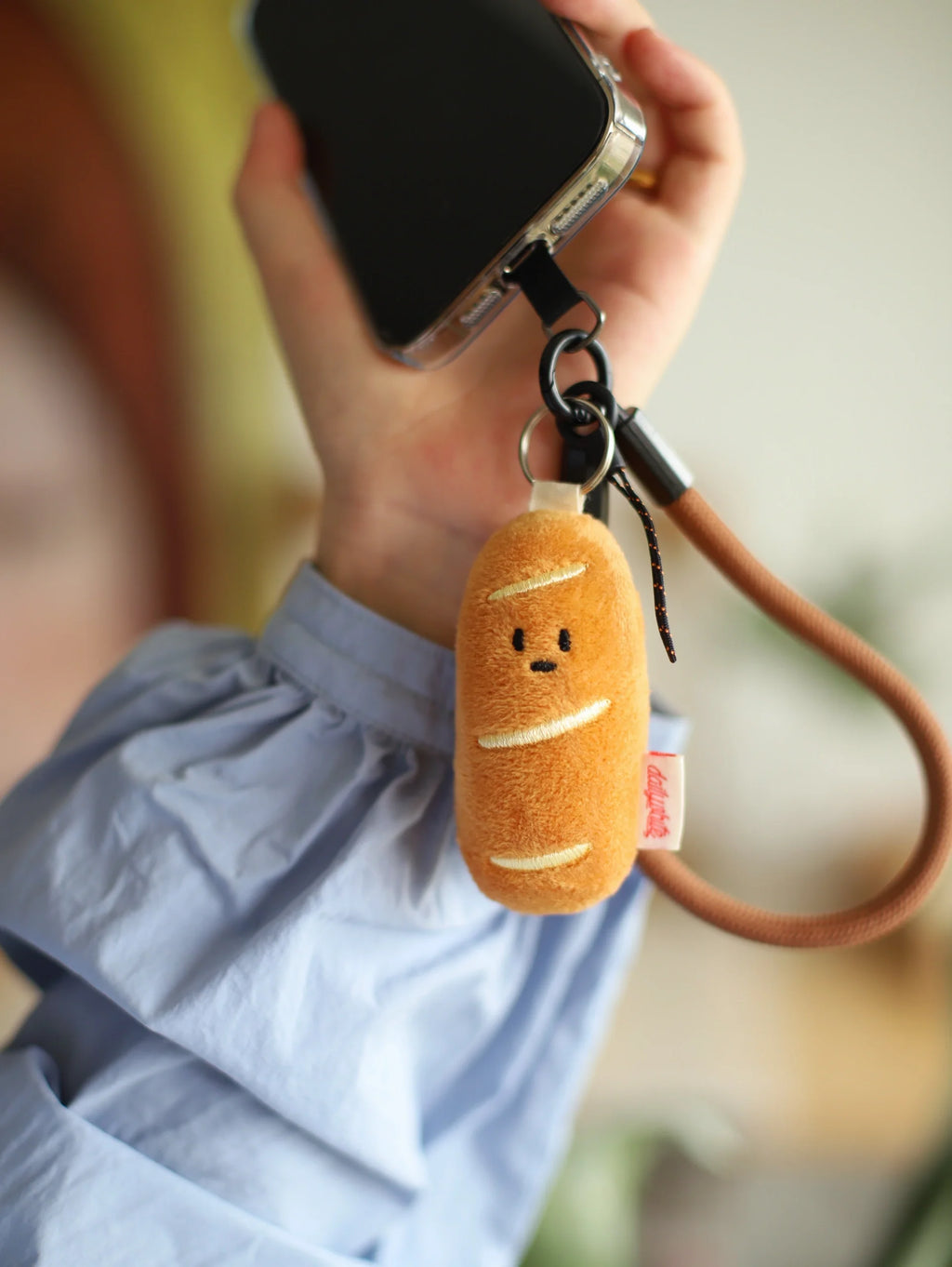 Daily White Bakery Bag Charm Plush Toy
