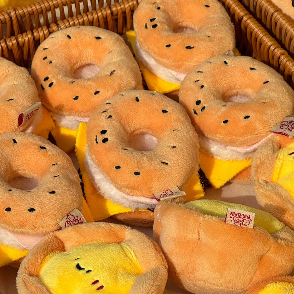 Bagel Bag Charm Plush Toy