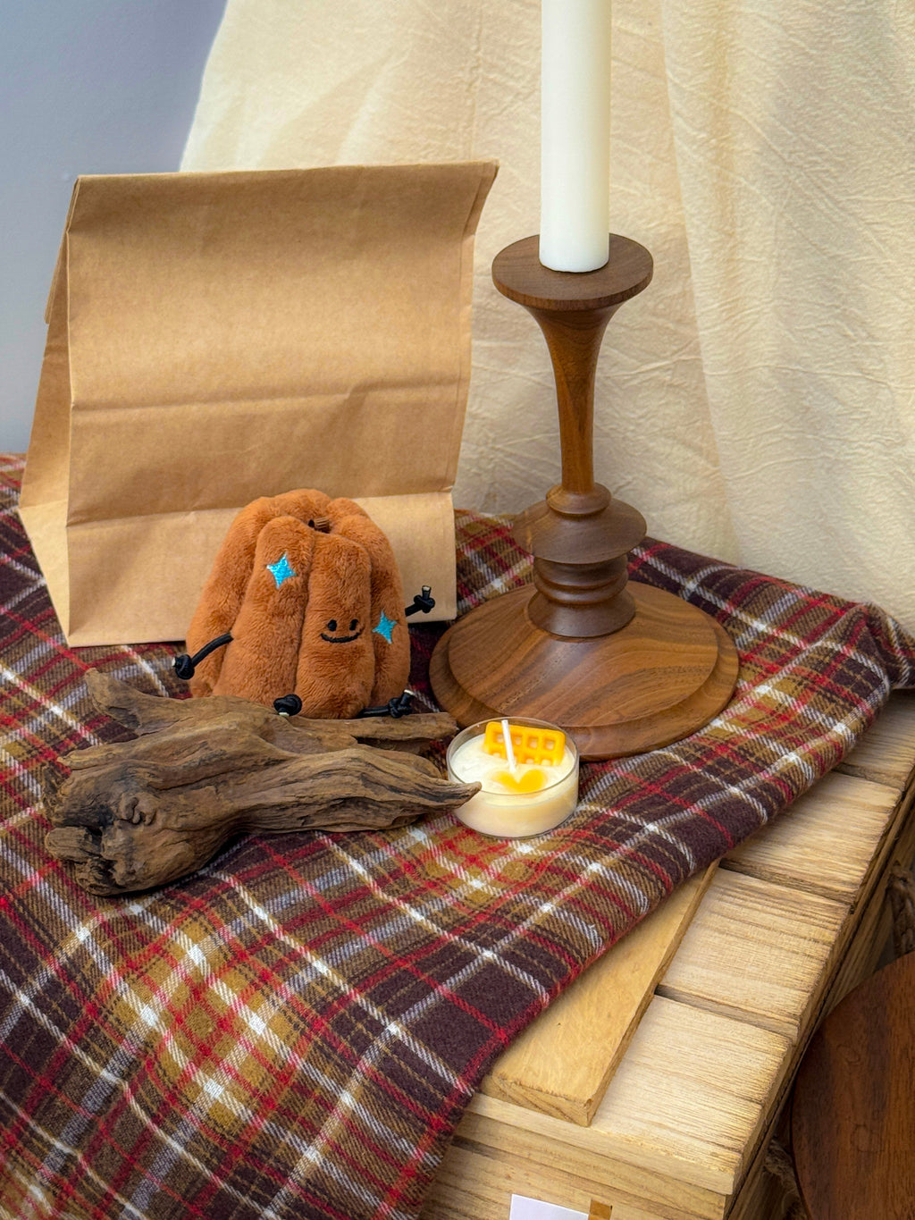 Canele Bag Charm Plush Toy