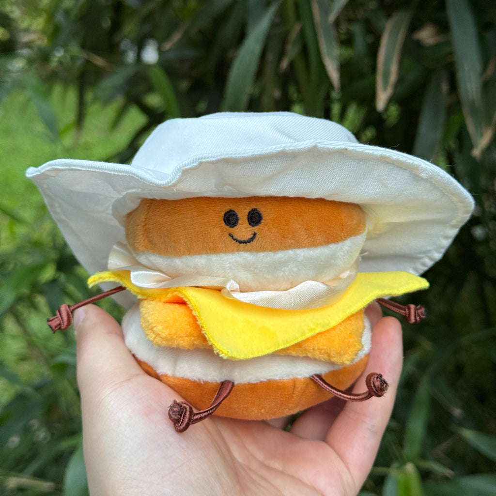 Cheese Burger Plush Toy Clip