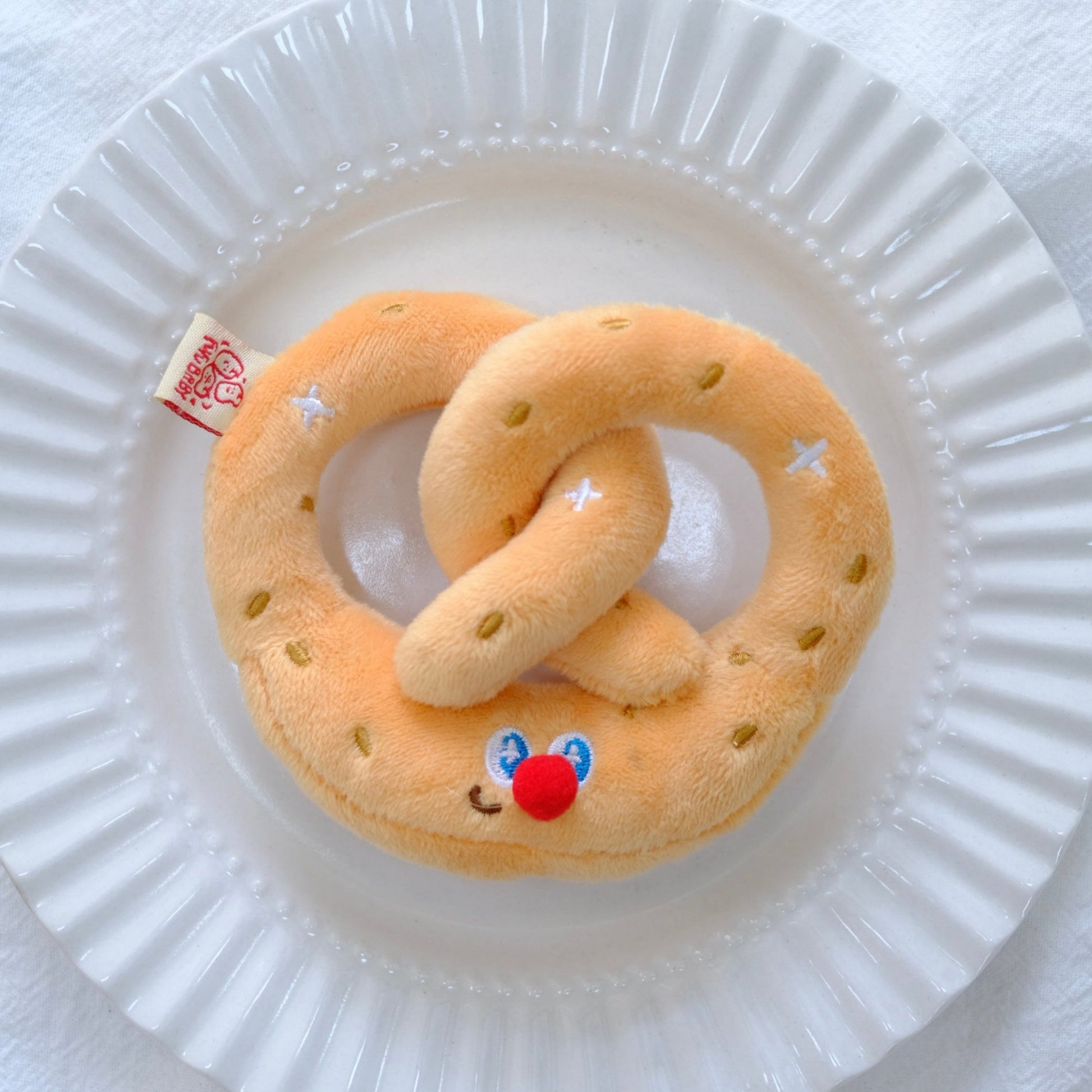Pretzel Bag Charm Plush Toy