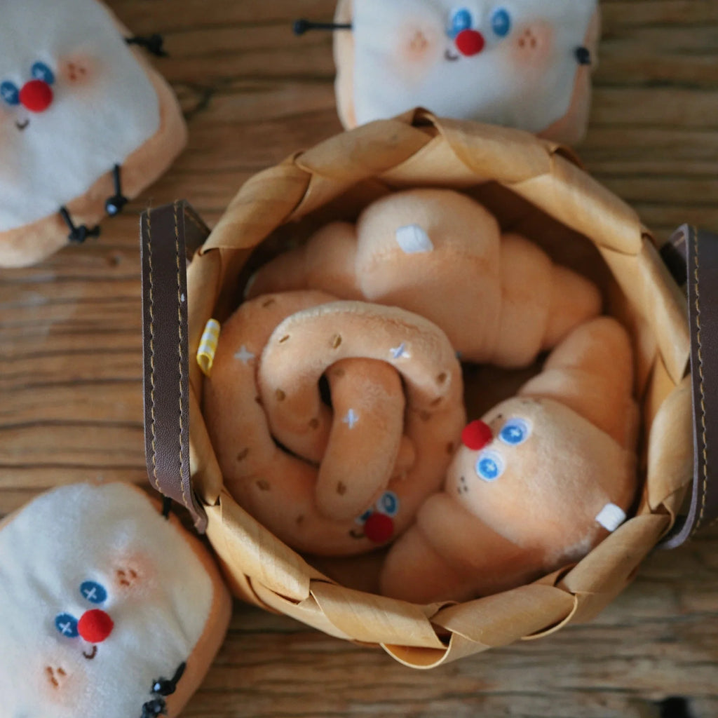 Toast AirPods Case Bag Charm Plush Toy