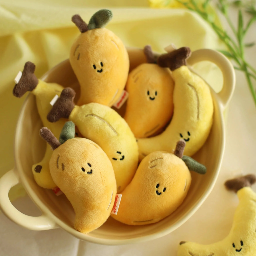 Banana Bag Charm in Yellow