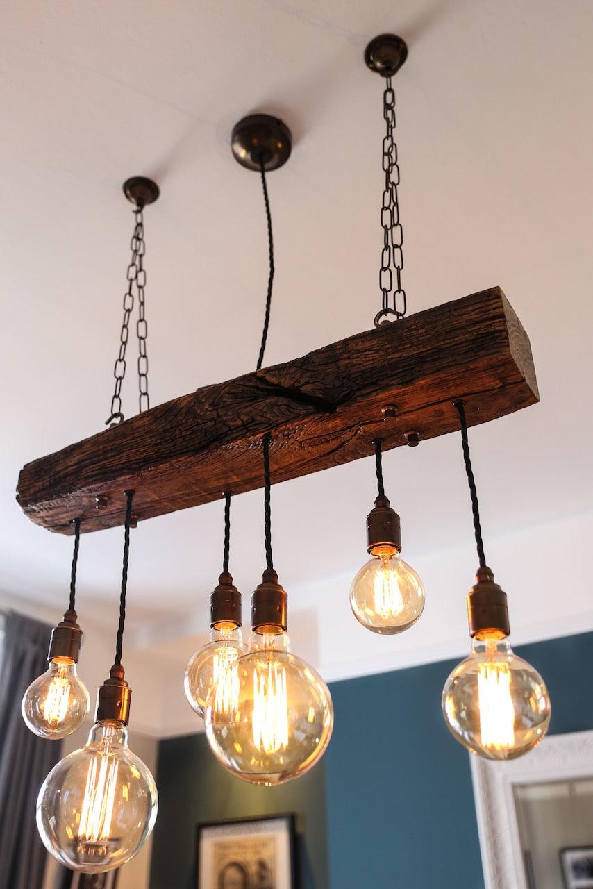 Oak Beam Chandelier Bespoke