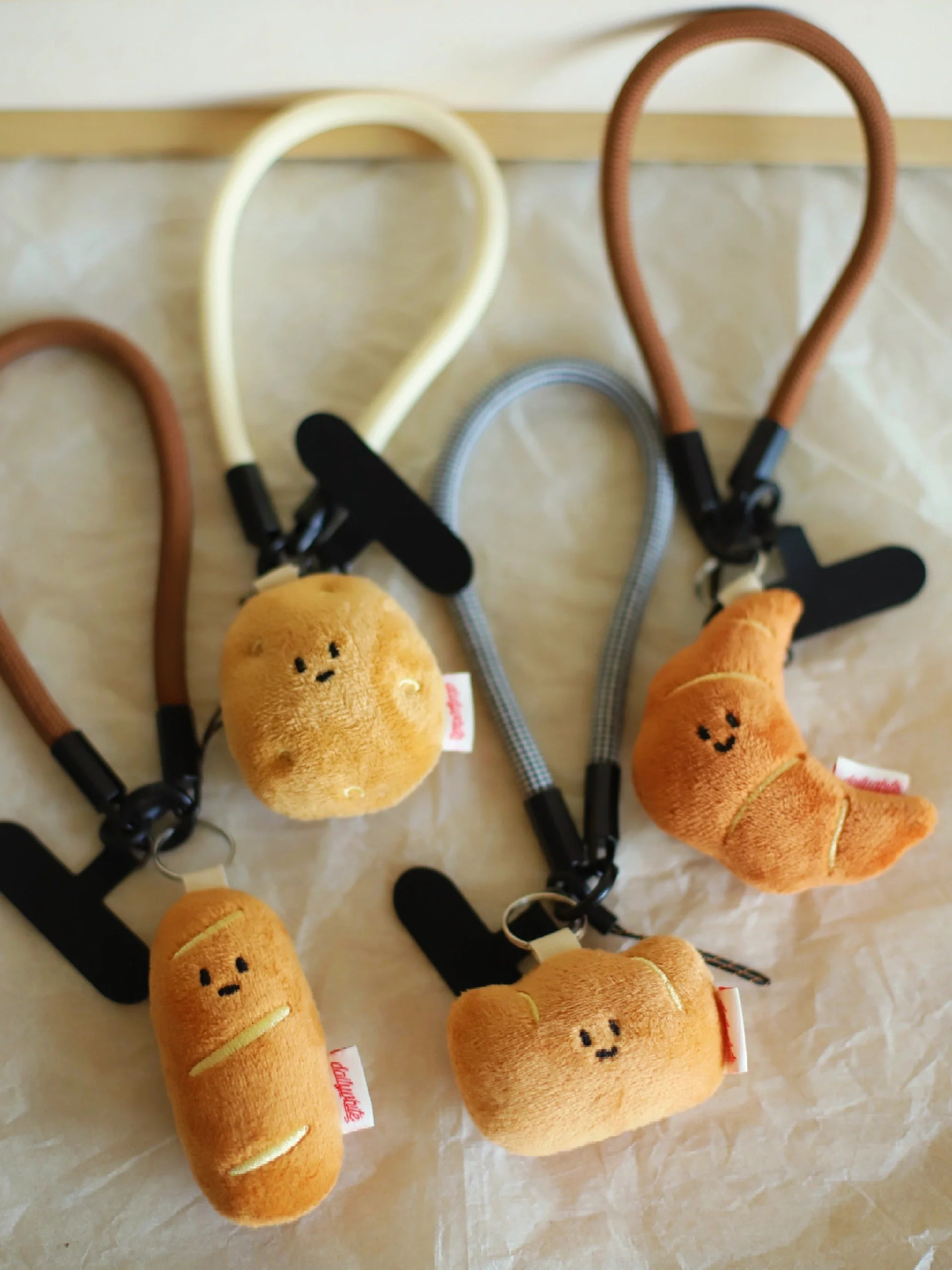 Daily White Bakery Bag Charm Plush Toy