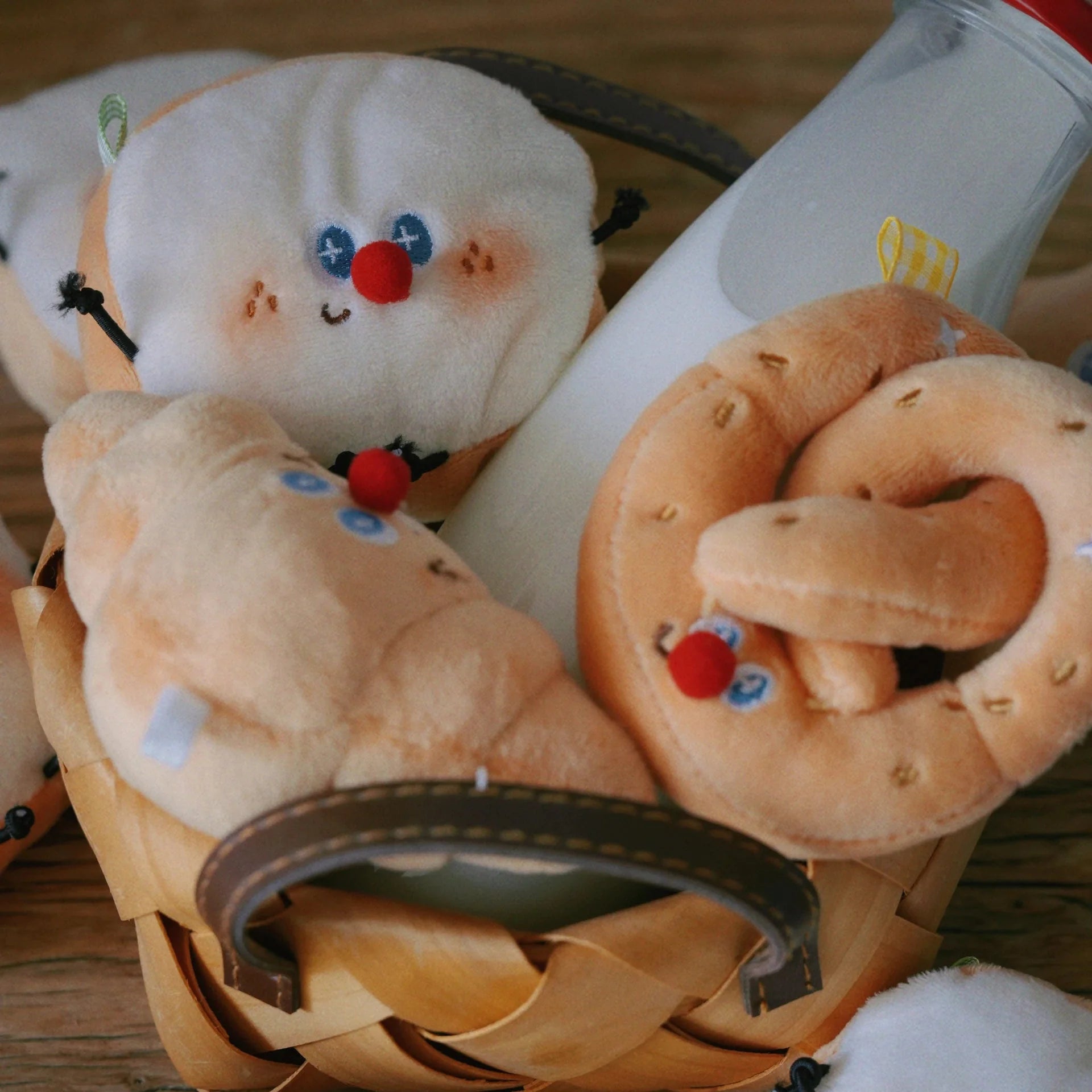 Toast AirPods Case Bag Charm Plush Toy