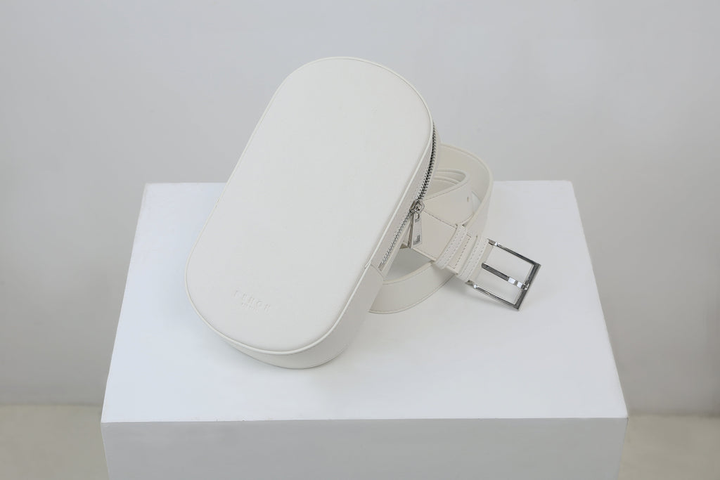 Calfskin Shoulder Bag with Adjustable Strap